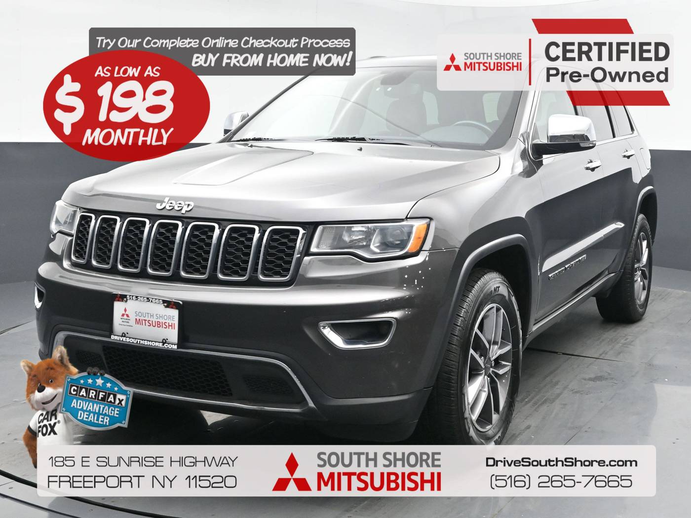 2019 Jeep Grand Cherokee Limited — SUV — 175,431 mi — Freeport, NY