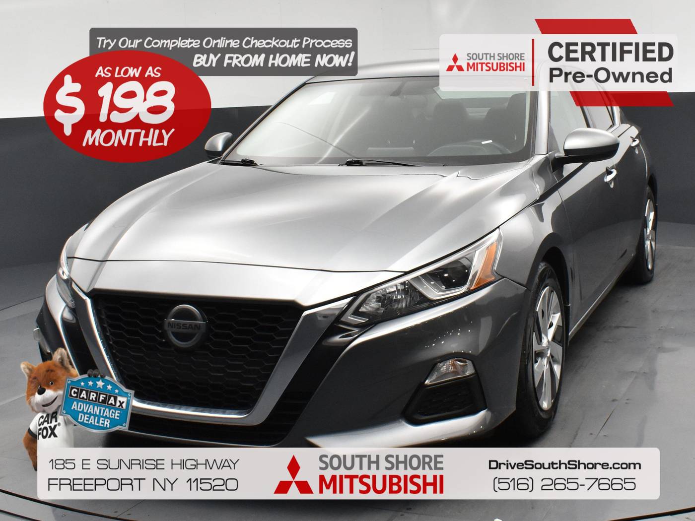 2019 Nissan Altima S — Sedan — 94,631 mi — Freeport, NY