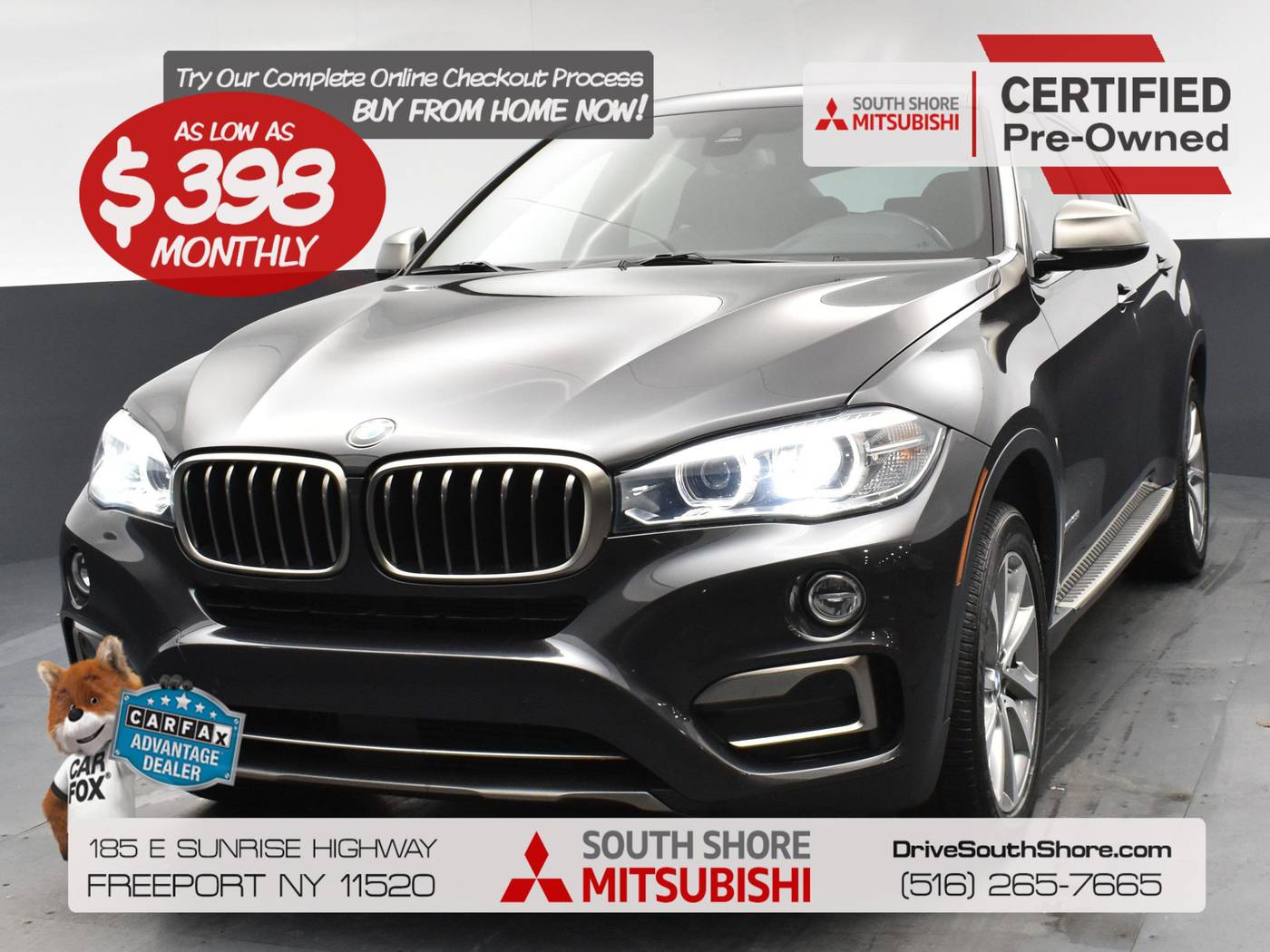 2019 BMW X6 35i — SUV — 37,192 mi — Freeport, NY