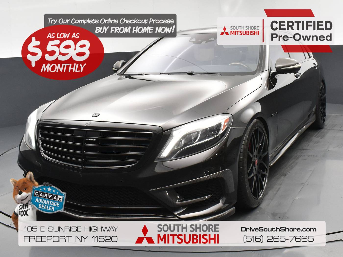 2017 Mercedes-Benz S-Class S 63 AMG — Sedan — 54,227 mi — Freeport, NY