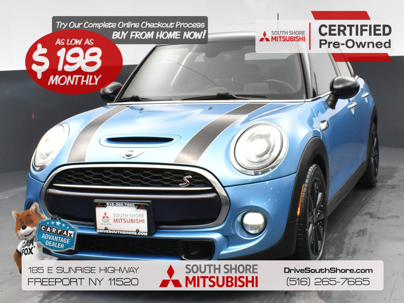 2016 MINI Hardtop Cooper S — Hatchback — 102,418 mi — Freeport, NY
