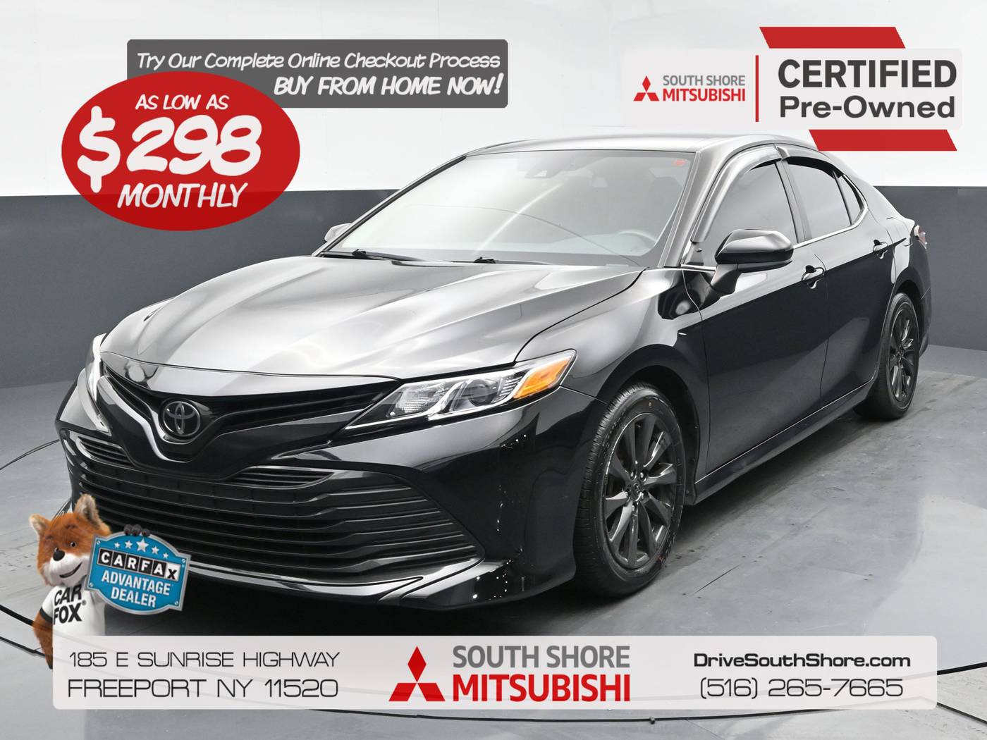 2019 Toyota Camry LE — Sedan — 67,299 mi — Freeport, NY