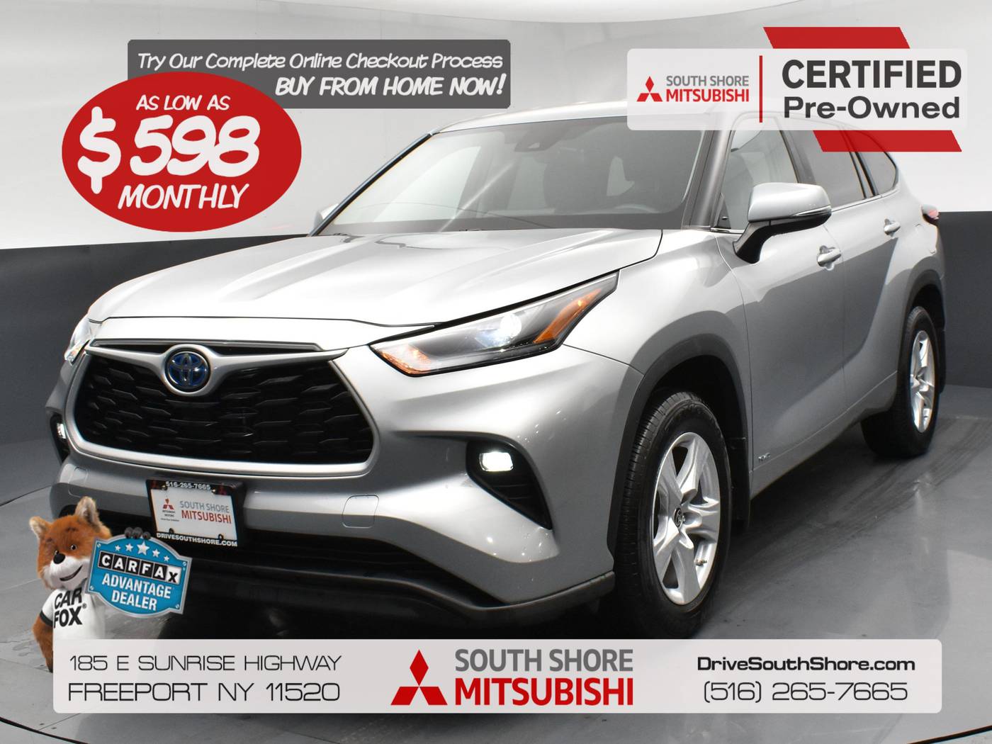 2024 Toyota Highlander Hybrid LE — SUV — 7,378 mi — Freeport, NY