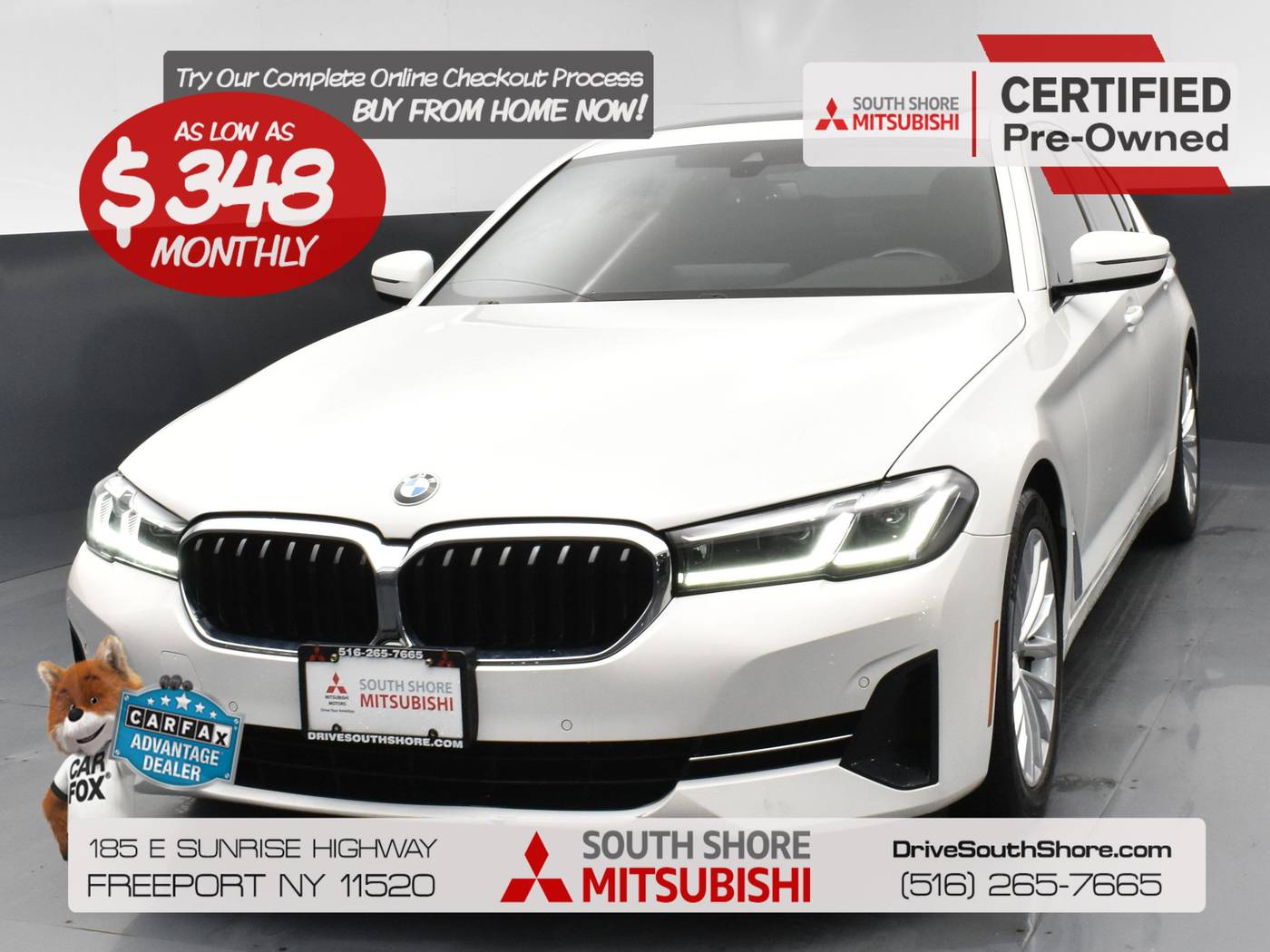 2021 BMW 5 Series 530i — Sedan — 53,840 mi — Freeport, NY