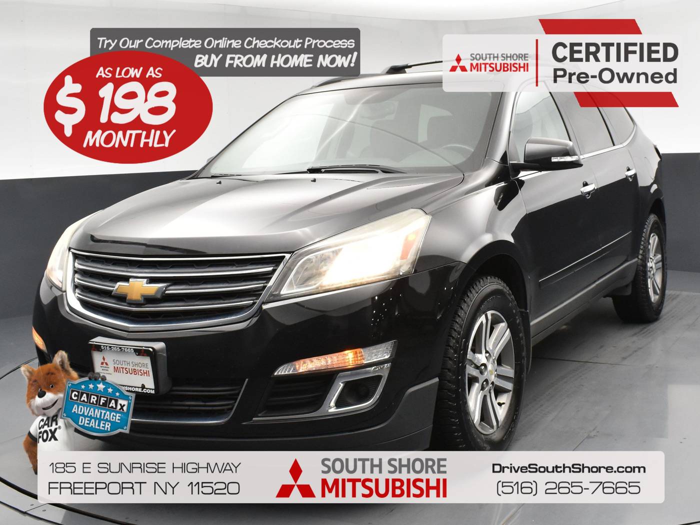 2016 Chevrolet Traverse LT — SUV — 102,407 mi — Freeport, NY