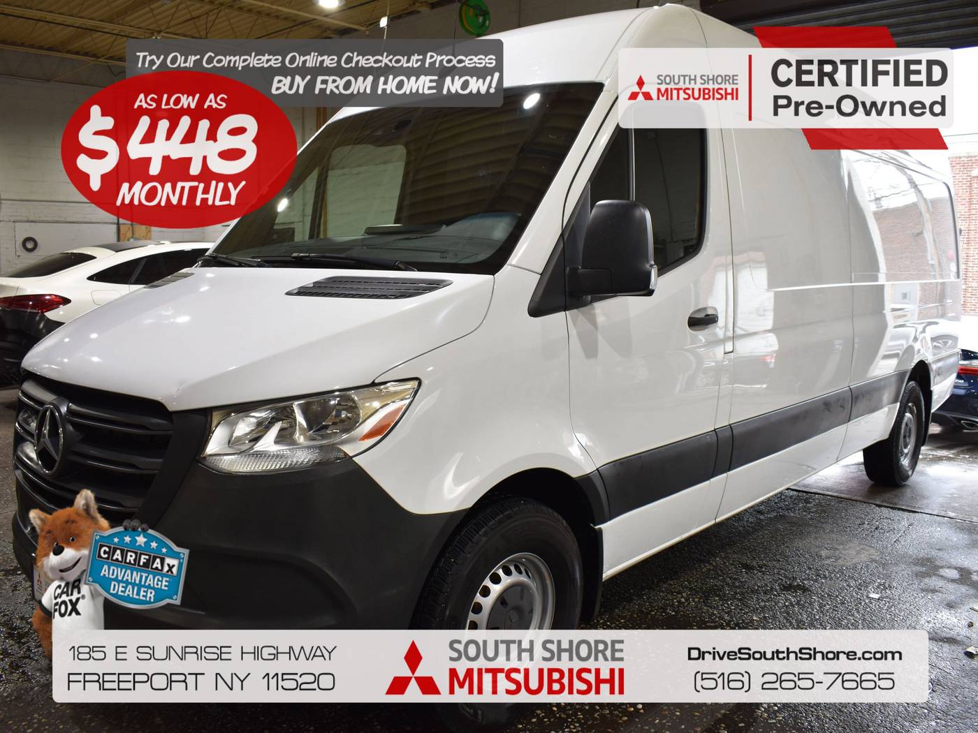 2022 Mercedes-Benz Sprinter Cargo Van 2500 — Cargo Van — 5,823 mi — Freeport, NY