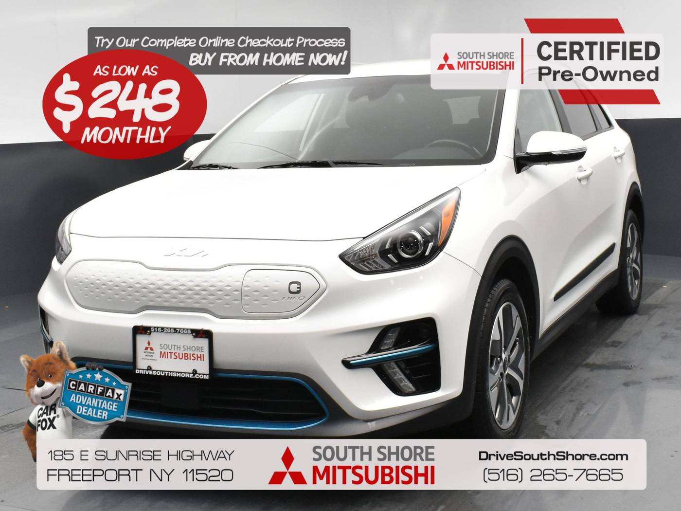 2022 Kia Niro EV S — SUV — 69,197 mi — Freeport, NY