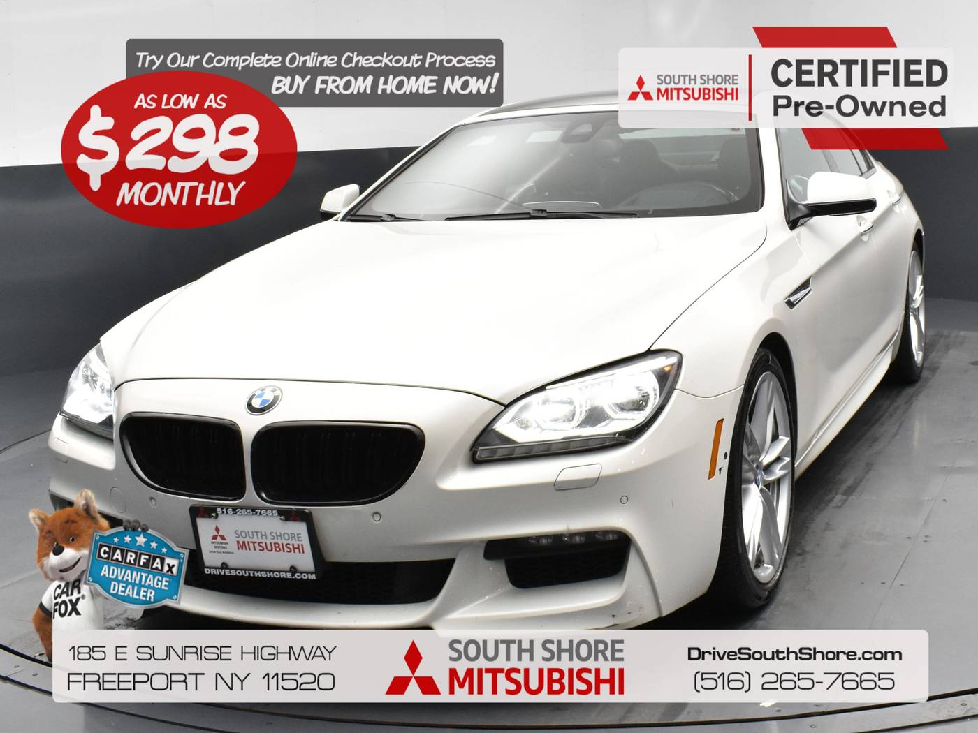 2015 BMW 6 Series 650i — Sedan — 51,605 mi — Freeport, NY