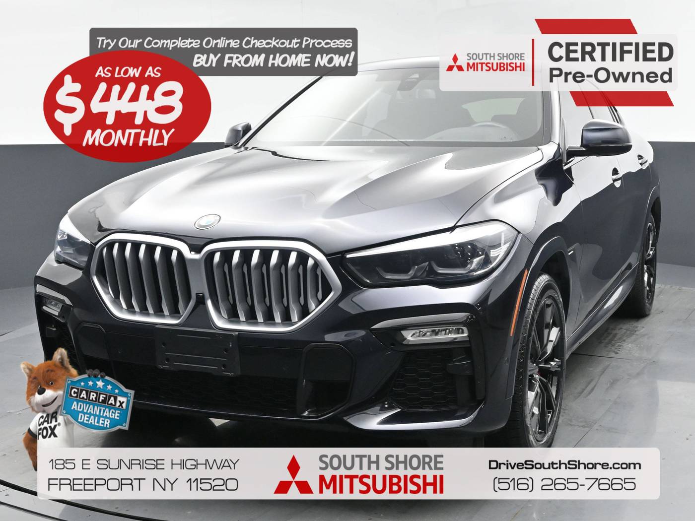 2020 BMW X6 40i — SUV — 48,982 mi — Freeport, NY