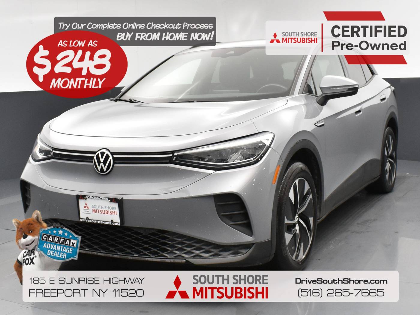 2021 Volkswagen ID.4 Pro — SUV — 80,298 mi — Freeport, NY