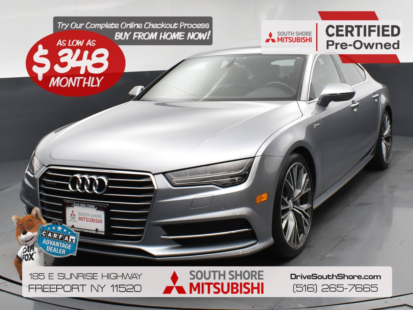 2017 Audi A7 Premium Plus — Hatchback — 43,946 mi — Freeport, NY