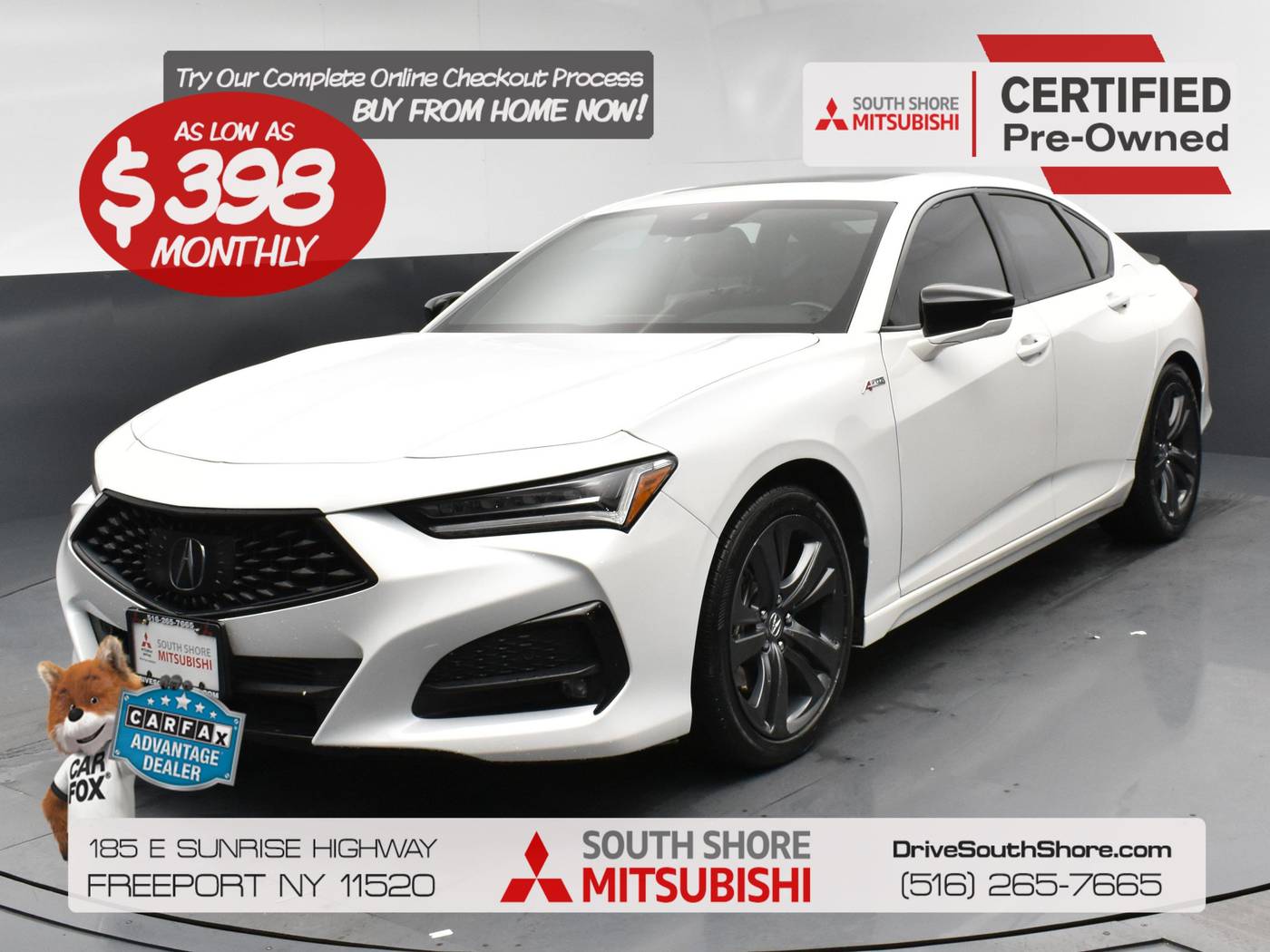 2022 Acura TLX A-Spec Package — Sedan — 32,310 mi — Freeport, NY