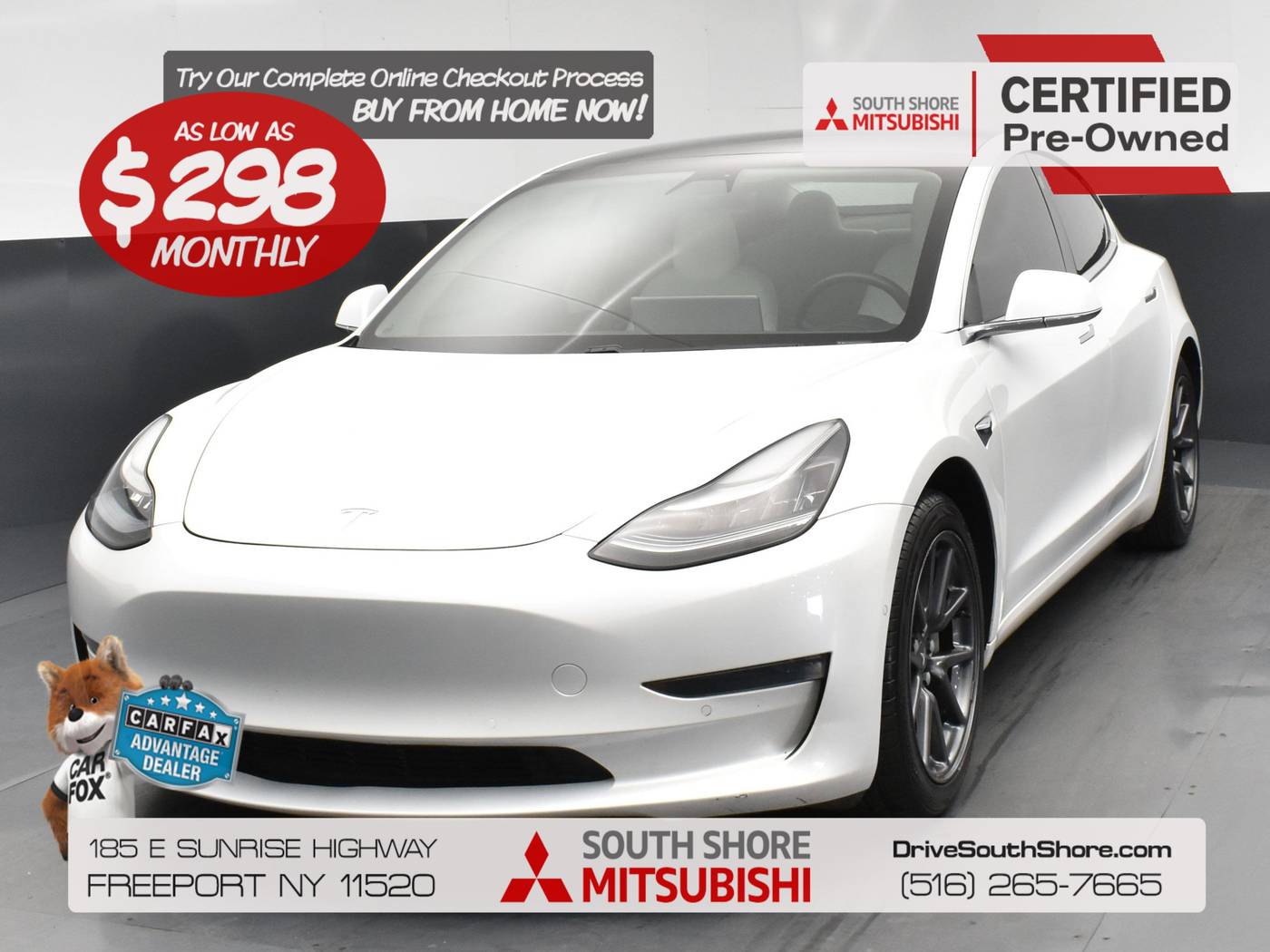 2020 Tesla Model 3 Standard Range — Sedan — 69,355 mi — Freeport, NY
