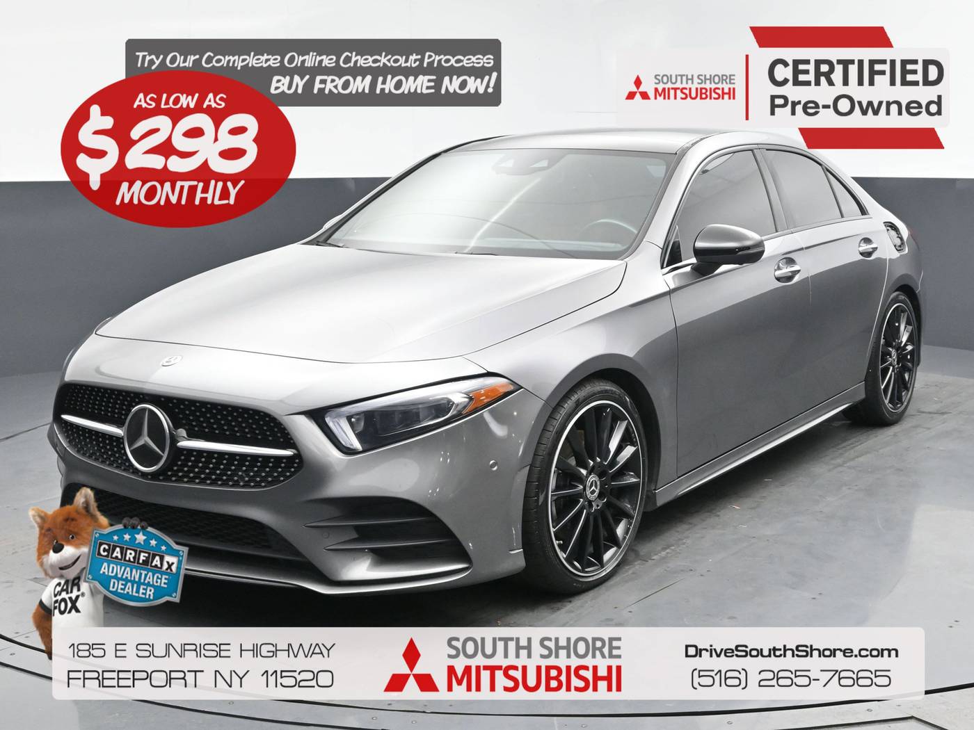 2020 Mercedes-Benz A-Class A 220 — Sedan — 72,718 mi — Freeport, NY