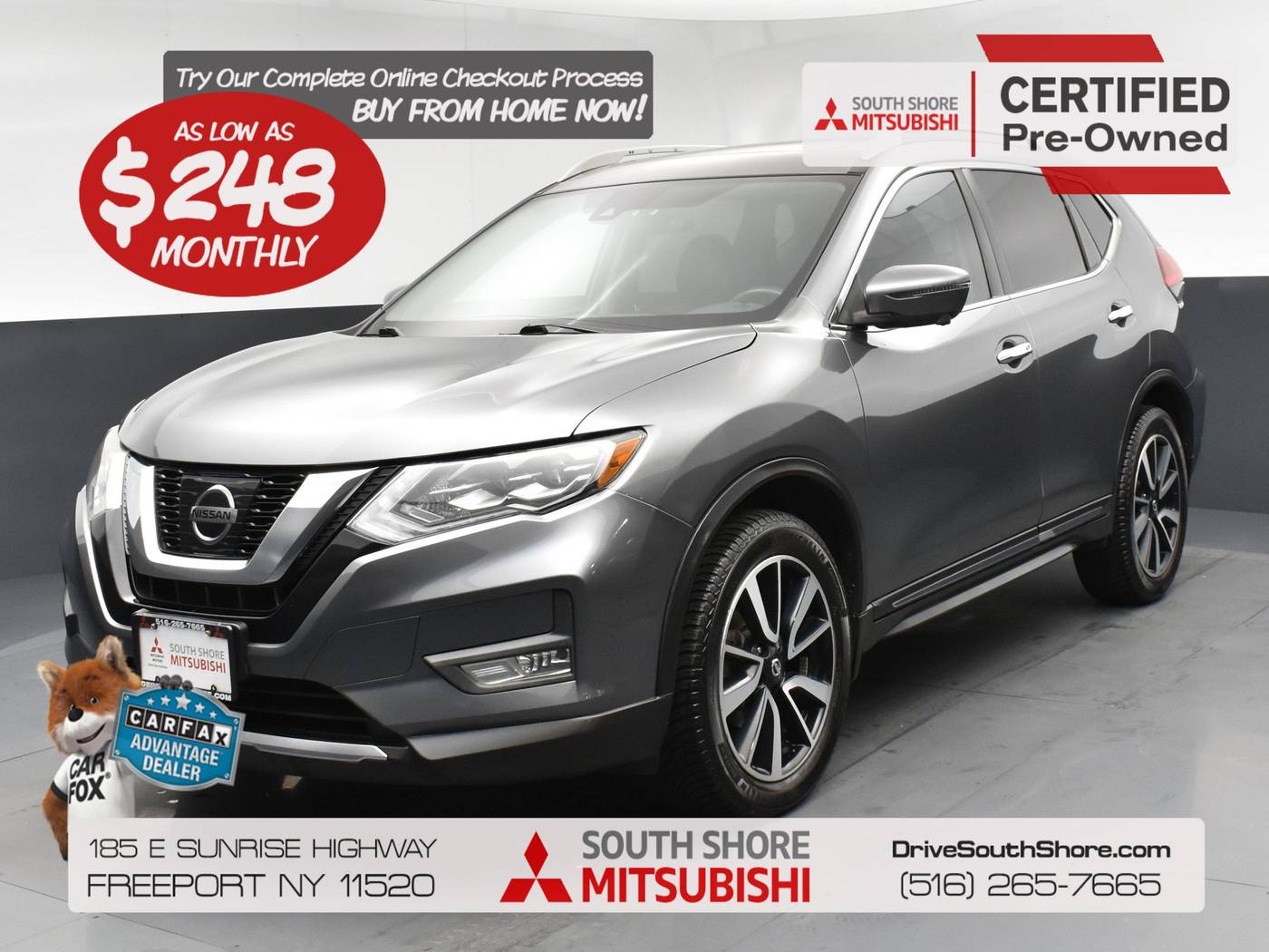 2017 Nissan Rogue SL — SUV — 105,475 mi — Freeport, NY
