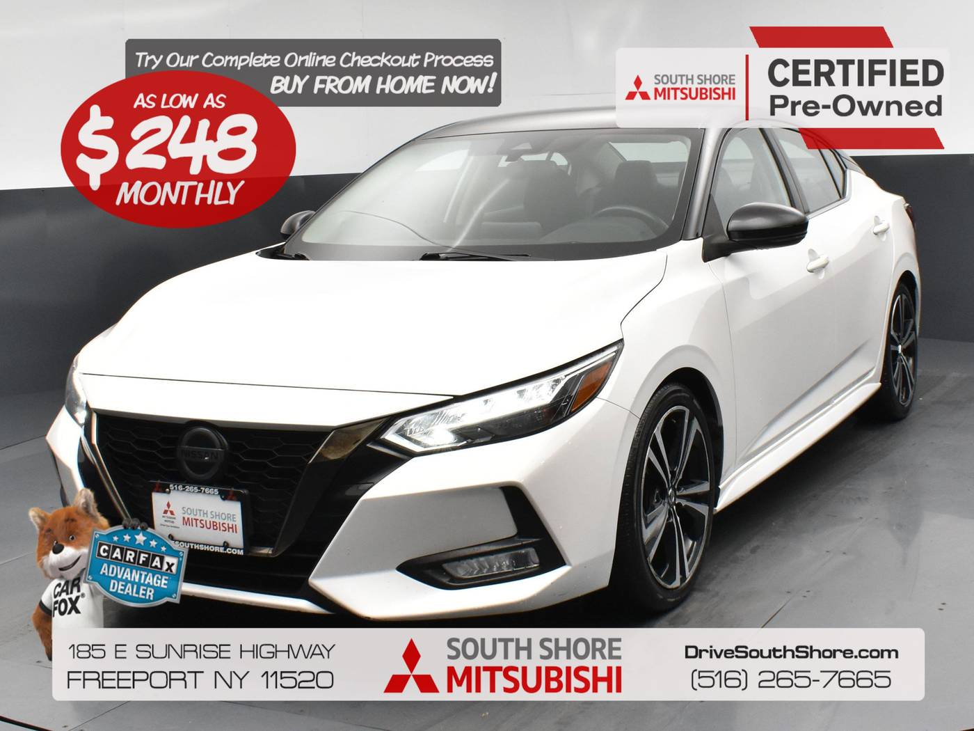 2020 Nissan Sentra SR — Sedan — 46,111 mi — Freeport, NY