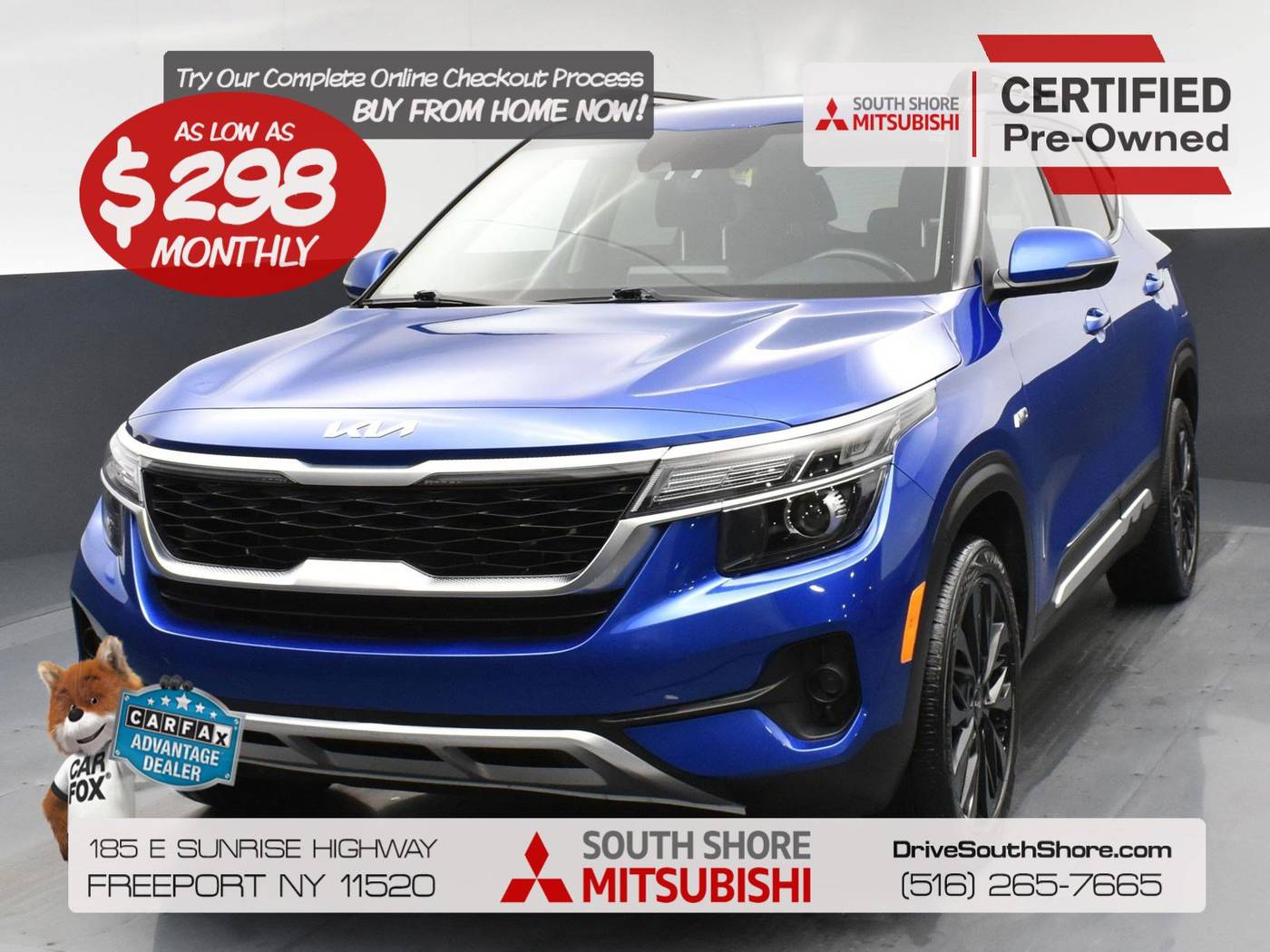 2022 Kia Seltos Nightfall — SUV — 44,527 mi — Freeport, NY