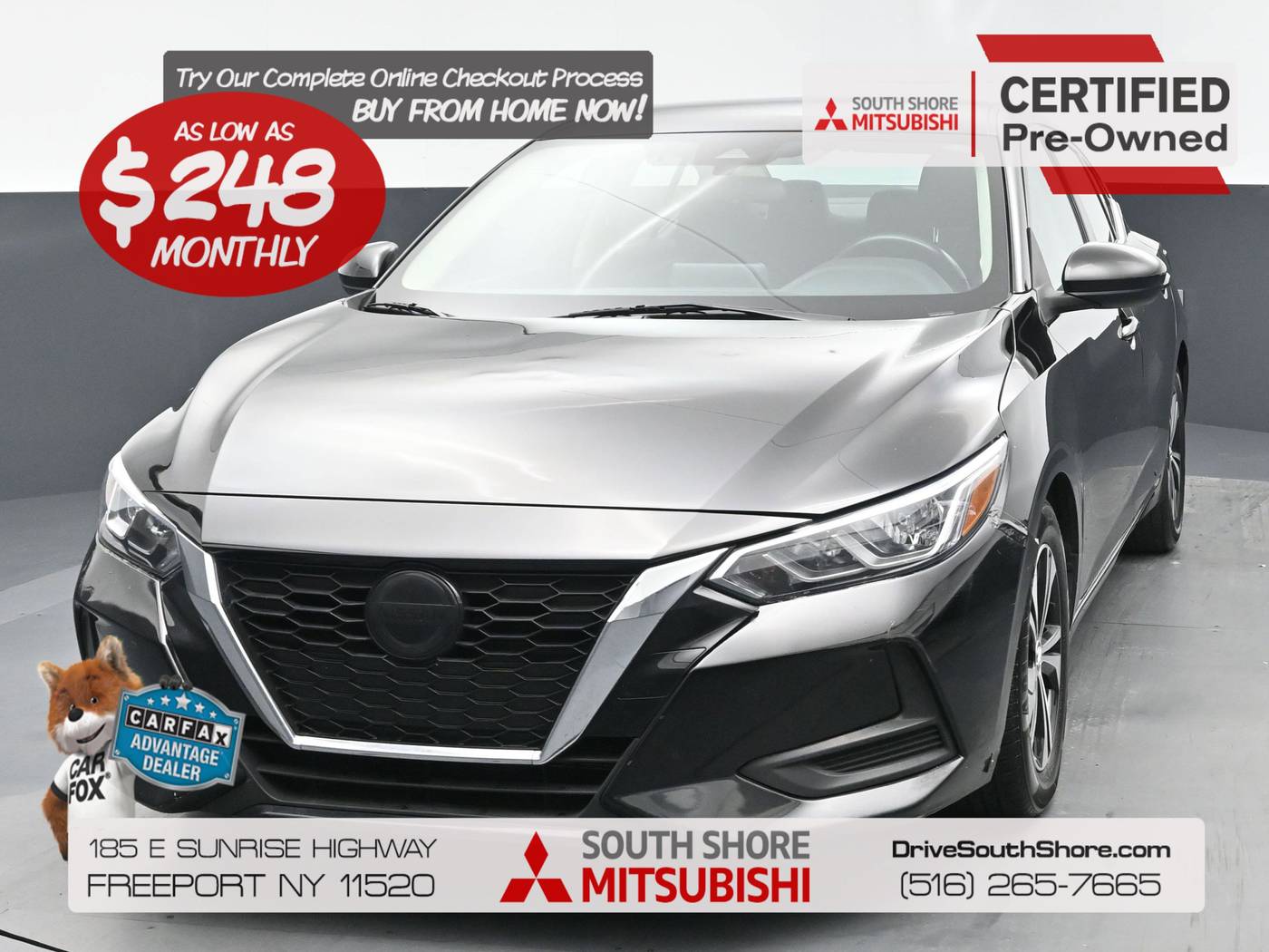 2022 Nissan Sentra SV — Sedan — 71,424 mi — Freeport, NY