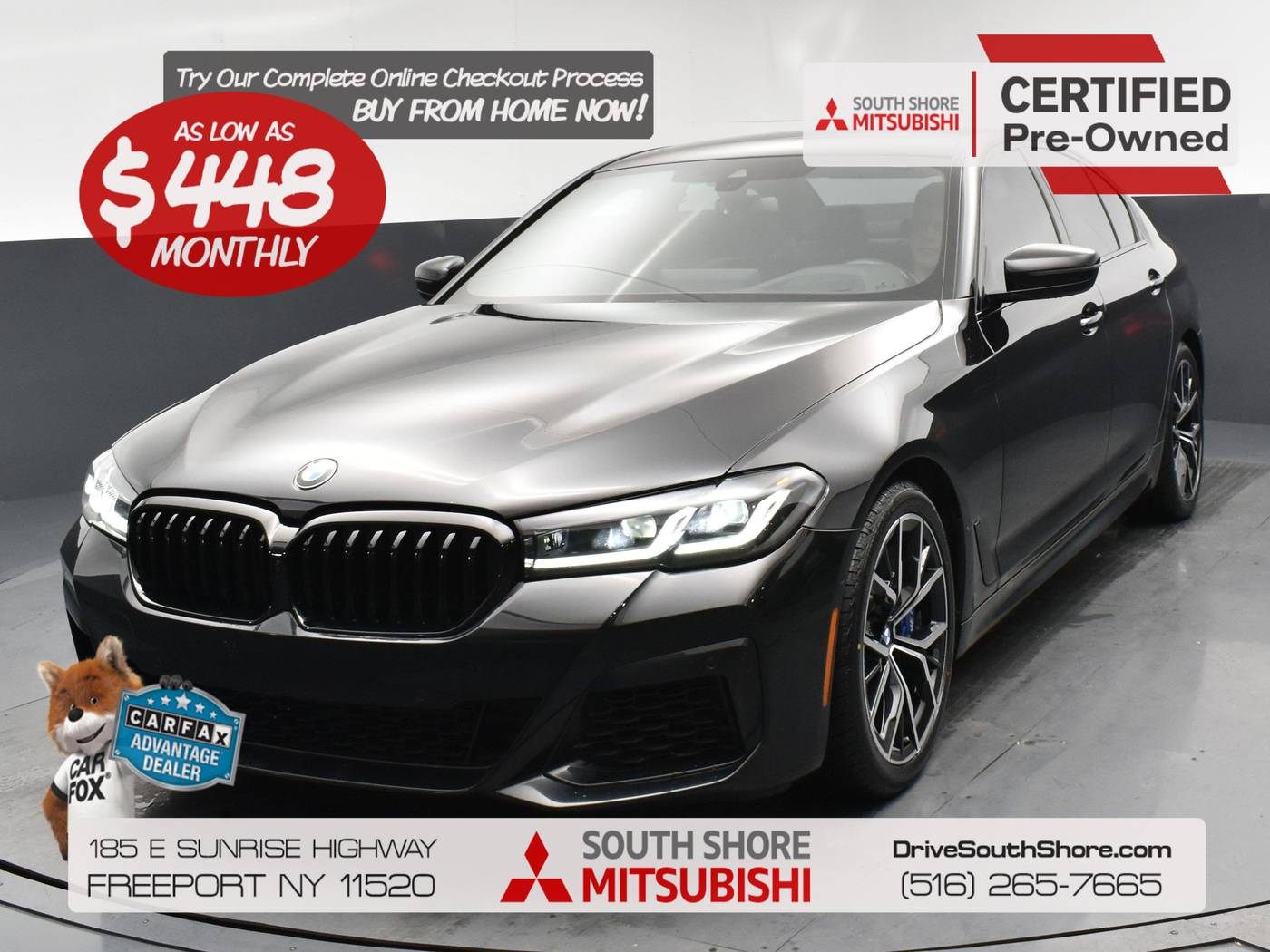 2022 BMW 5 Series 540i — Sedan — 65,100 mi — Freeport, NY