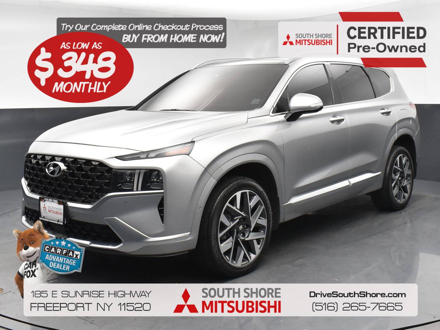 2021 Hyundai Santa Fe Calligraphy — SUV — 46,563 mi — Freeport, NY
