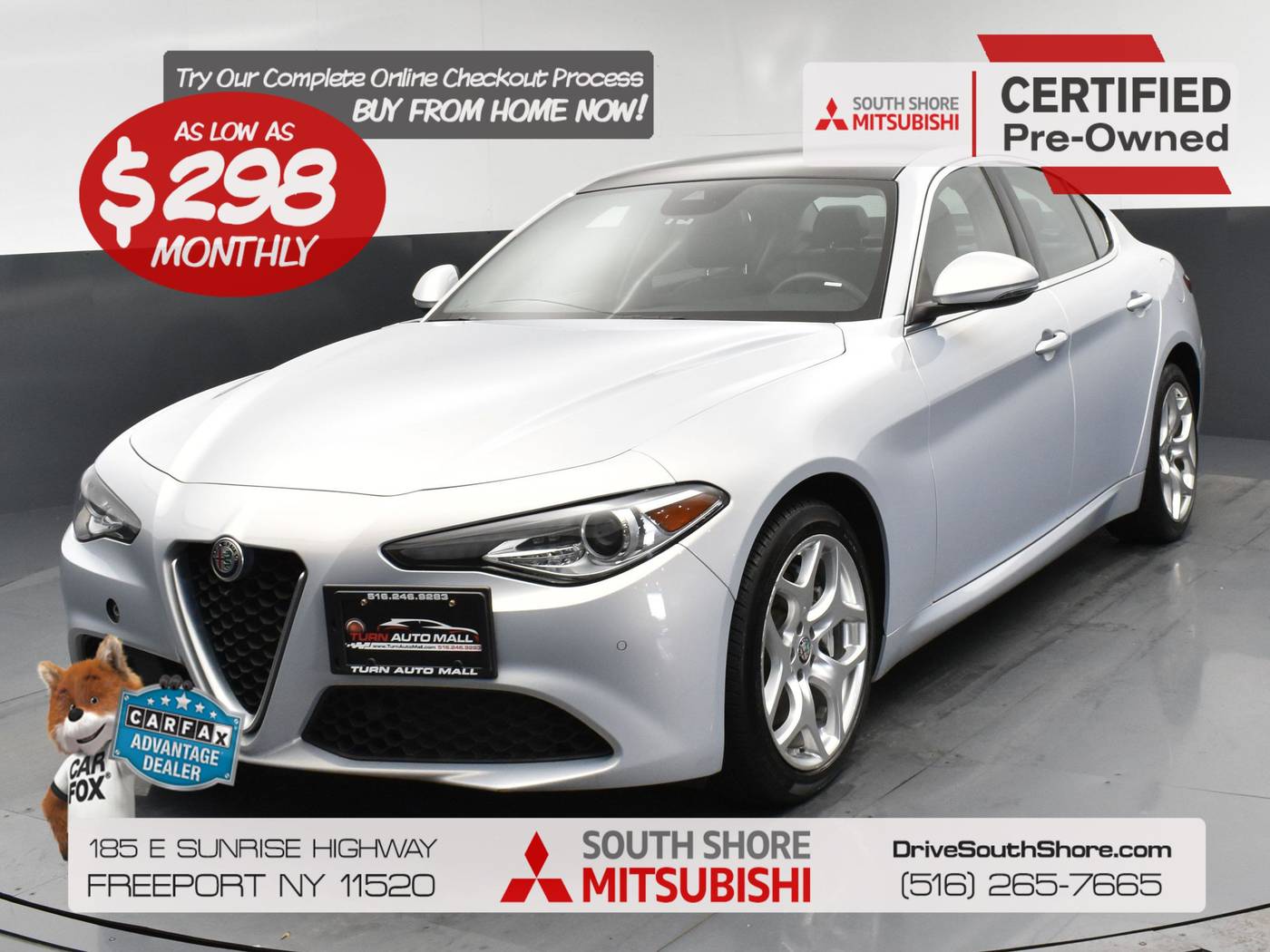 2021 Alfa Romeo Giulia Ti — Sedan — 41,291 mi — Freeport, NY