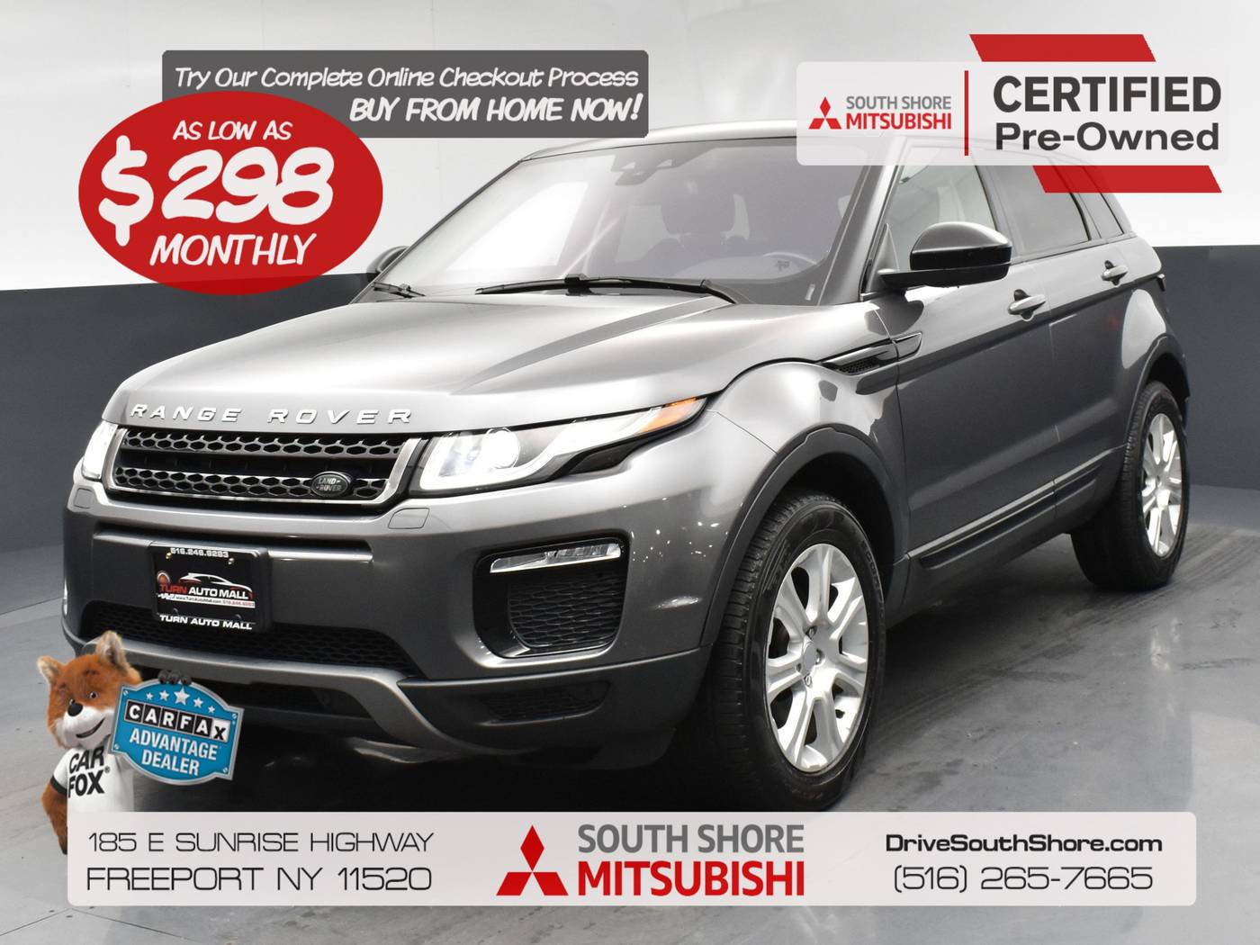 2019 Land Rover Range Rover Evoque SE — SUV — 54,468 mi — Freeport, NY