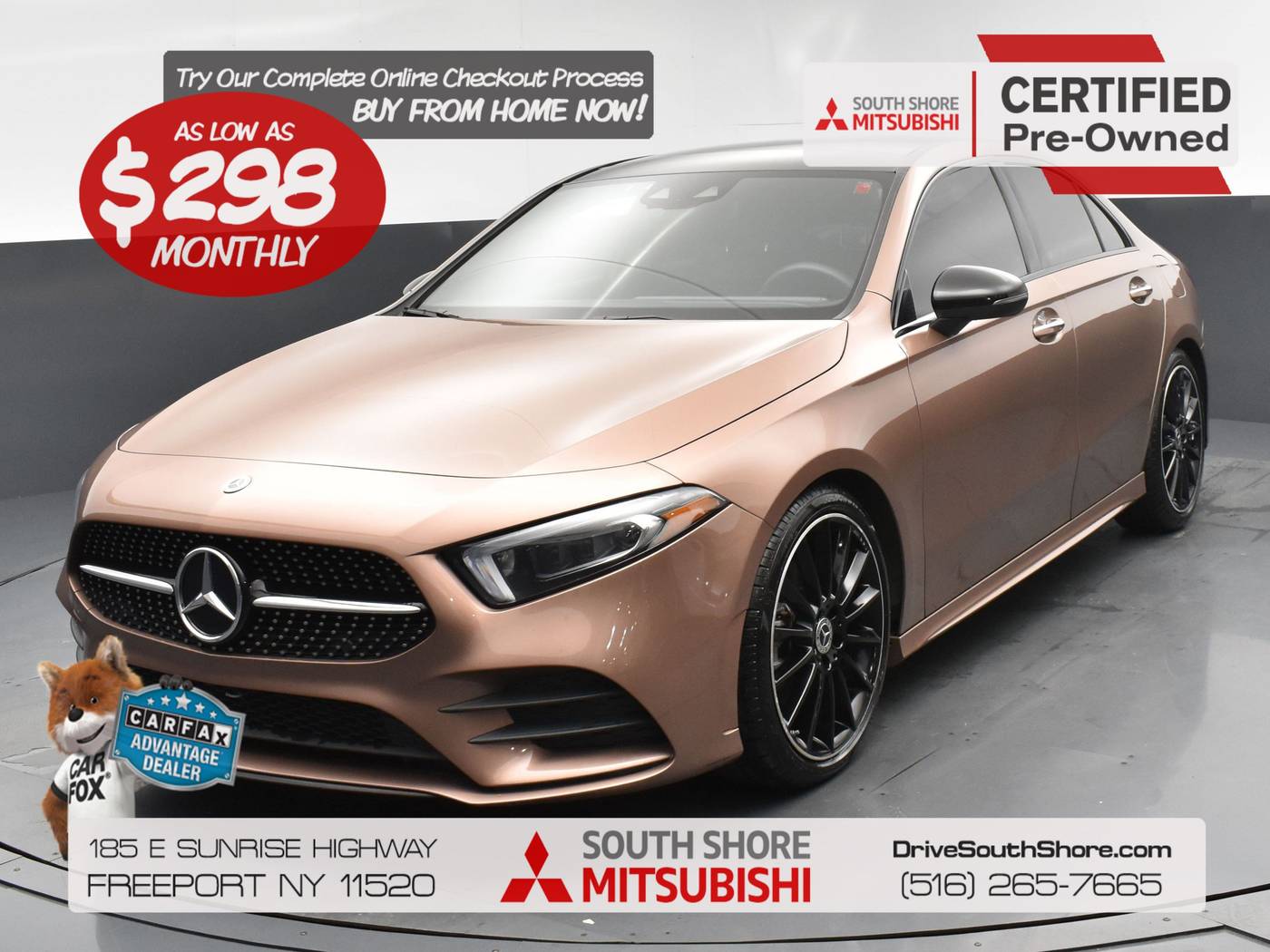 2021 Mercedes-Benz A-Class A 220 — Sedan — 70,103 mi — Freeport, NY