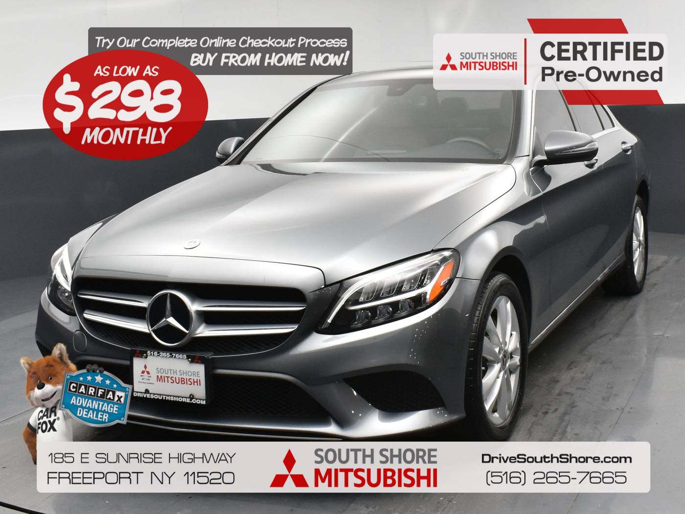 2019 Mercedes-Benz C-Class C 300 — Sedan — 48,090 mi — Freeport, NY