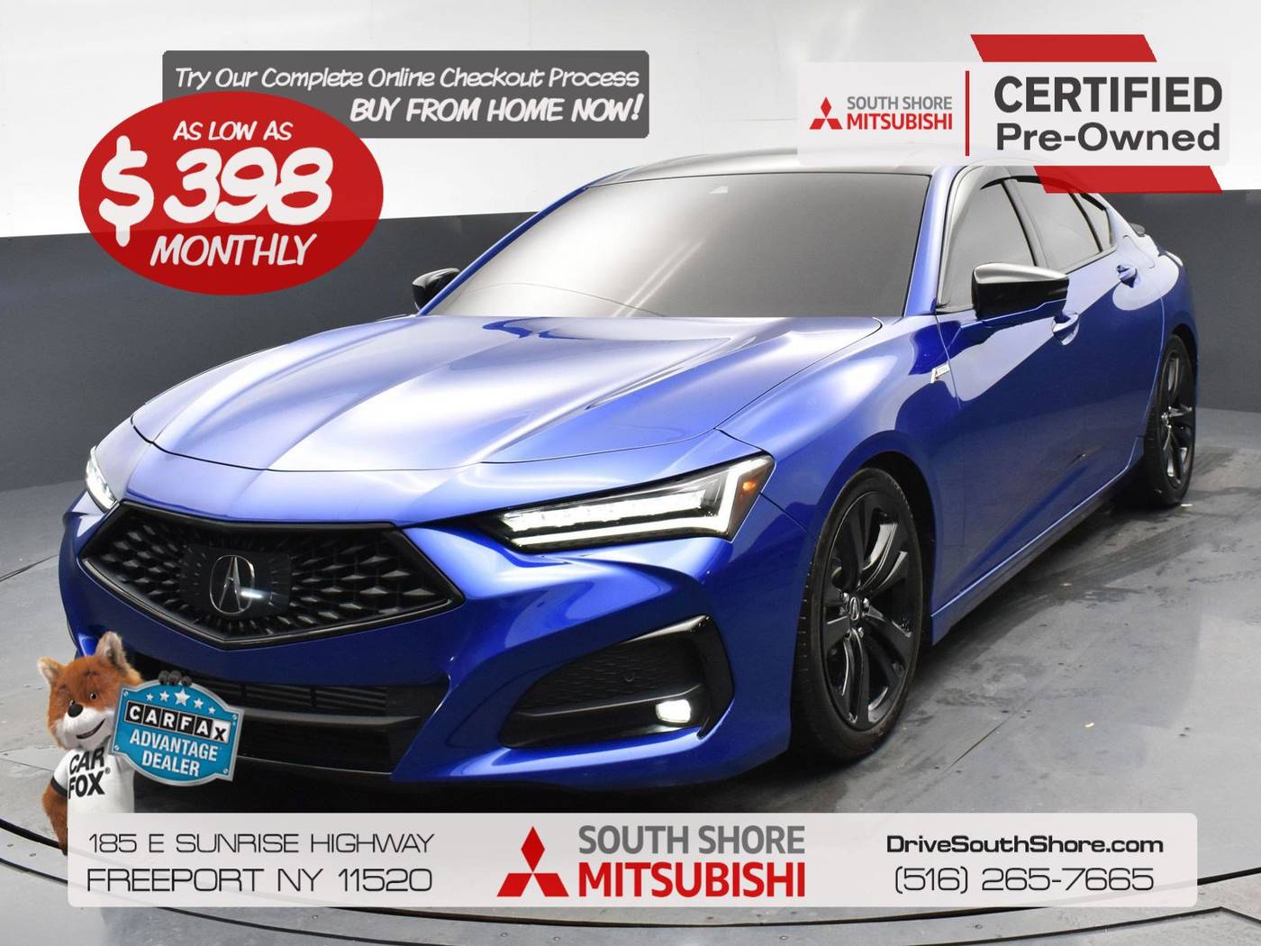 2022 Acura TLX A-Spec Package — Sedan — 38,059 mi — Freeport, NY