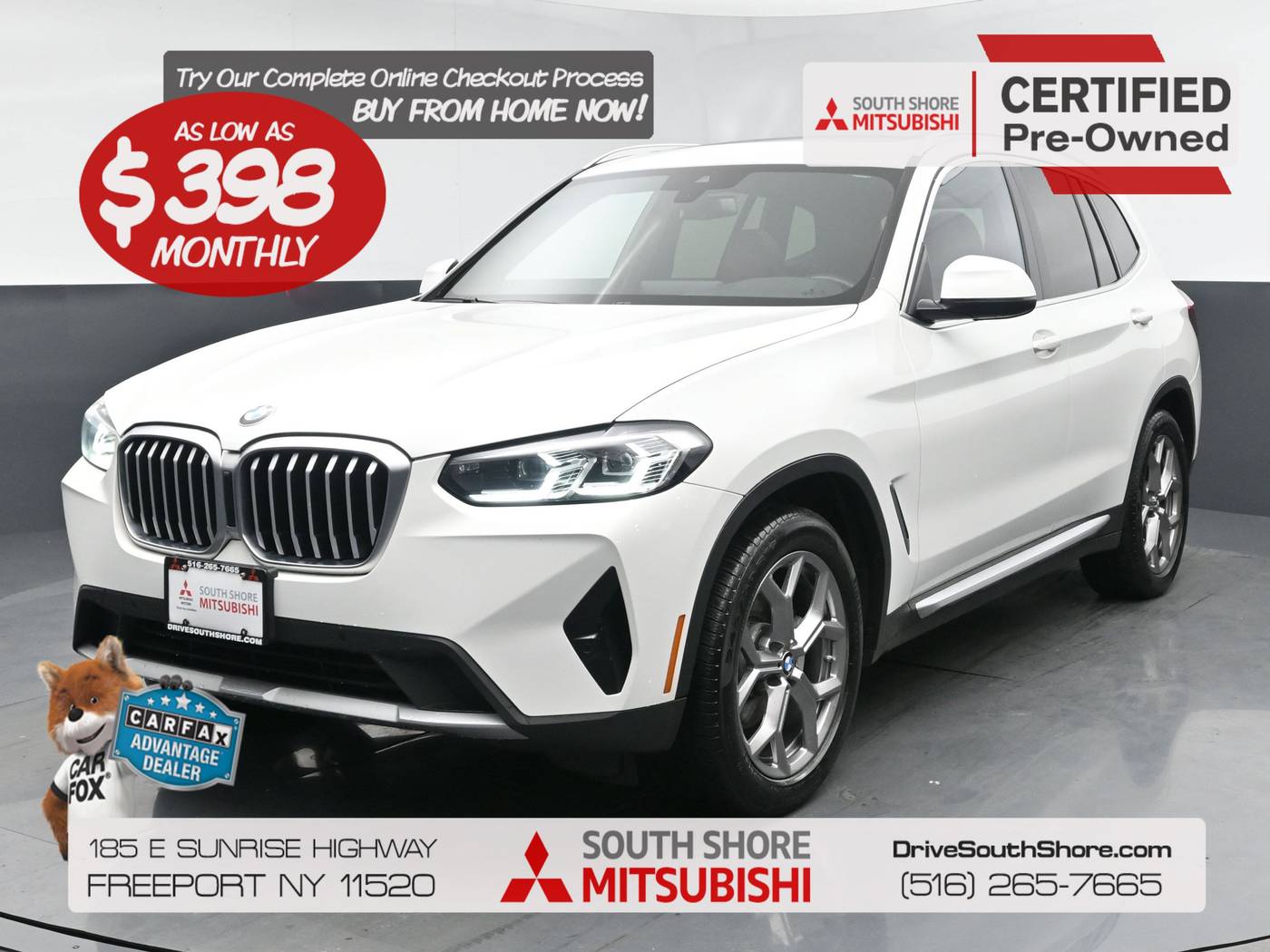 2022 BMW X3 30i — SUV — 45,347 mi — Freeport, NY