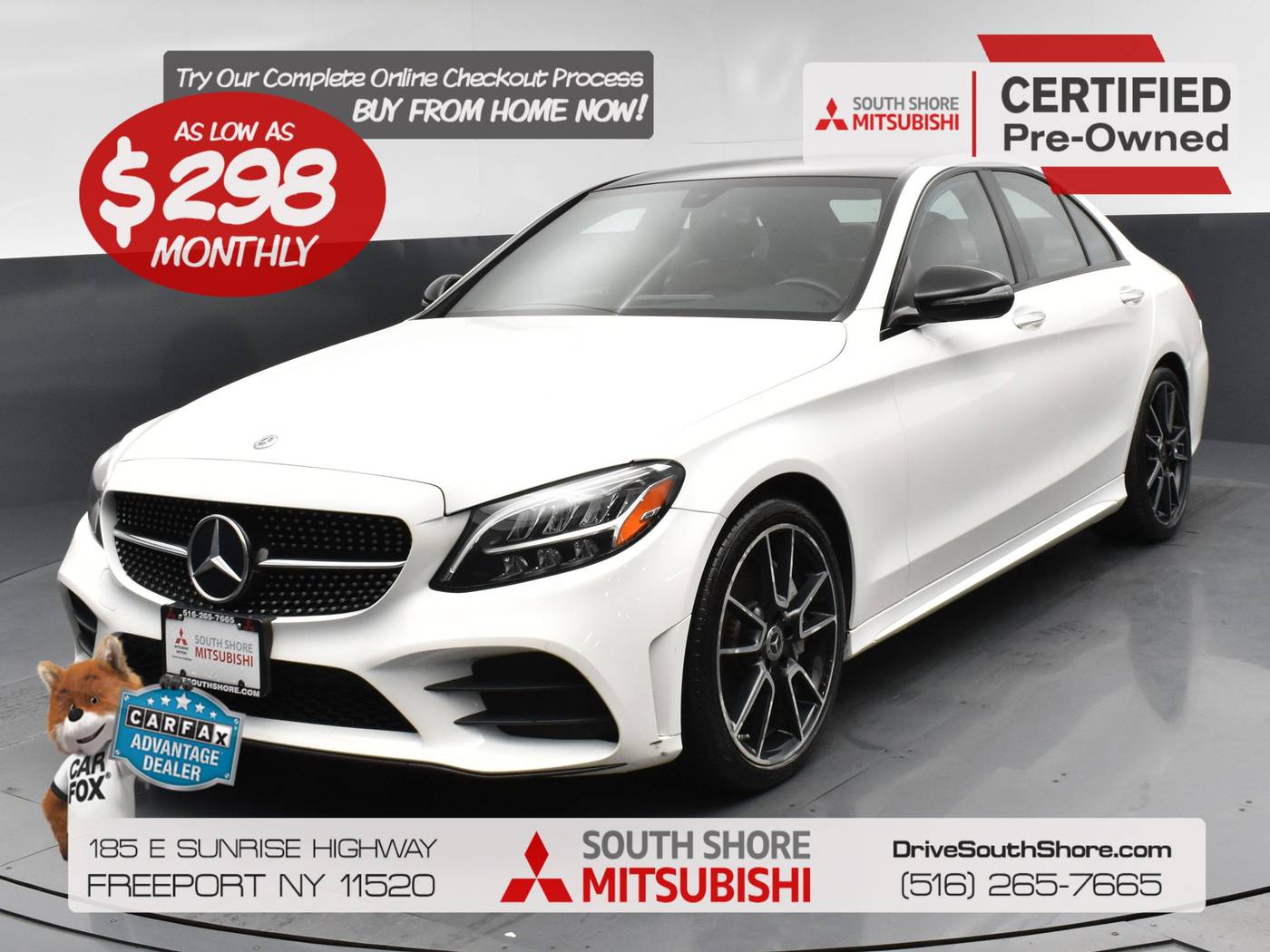 2019 Mercedes-Benz C-Class C 300 — Sedan — 58,718 mi — Freeport, NY