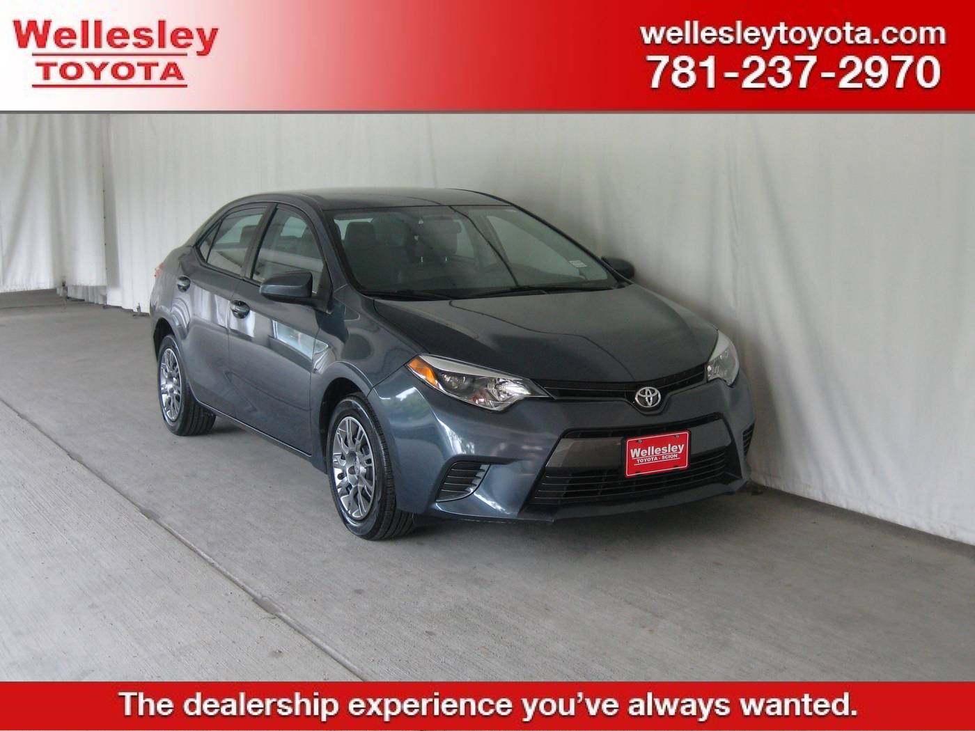 2016 Toyota Corolla LE — Sedan — 43,559 mi — Wellesley, MA
