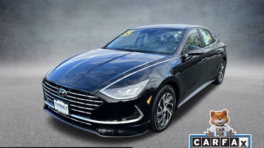 2022 Hyundai Sonata Hybrid Blue — Sedan — 40,294 mi — Seekonk, MA