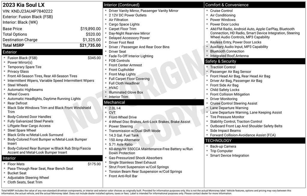 2023 Kia Soul LX — Hatchback — 23,166 mi — Santa Clara, CA