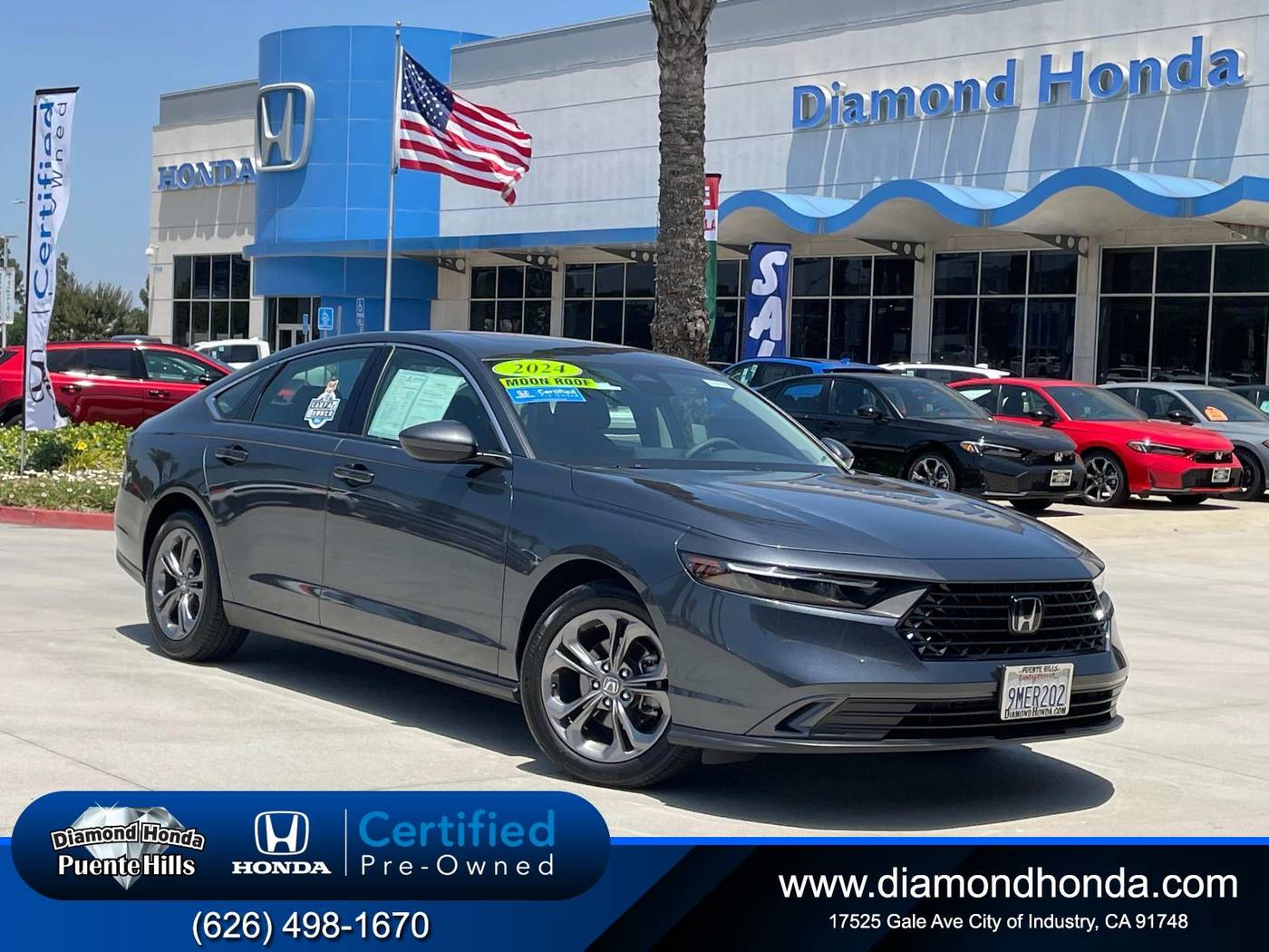2024 Honda Accord EX — Sedan — 14,365 mi — City Of Industry, CA
