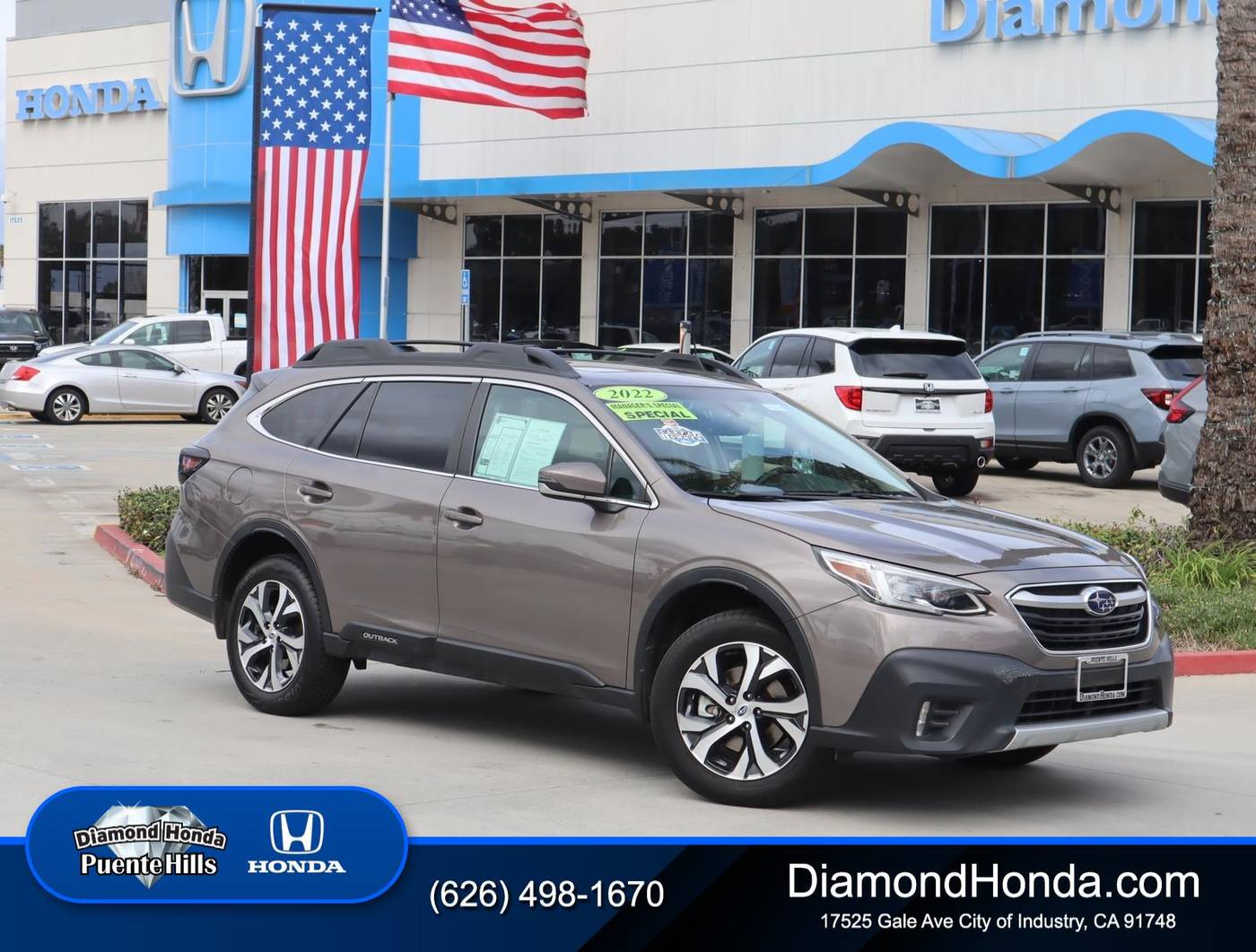 2022 Subaru Outback 2.5i Limited — SUV — 124,317 mi — City Of Industry, CA