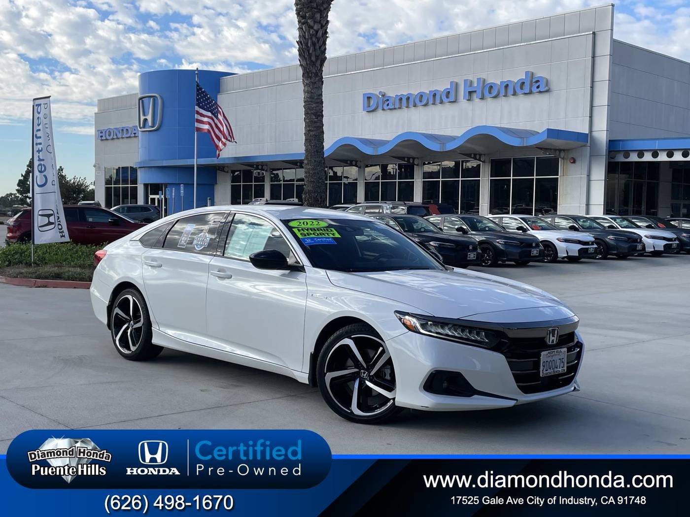 2022 Honda Accord Hybrid Sport — Sedan — 63,254 mi — City Of Industry, CA