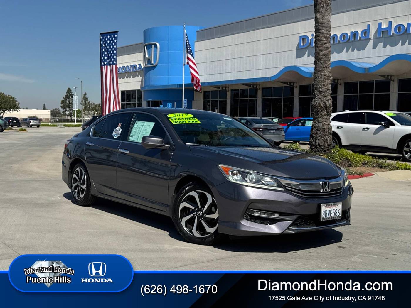 2017 Honda Accord EX-L V6 — Sedan — 80,308 mi — City Of Industry, CA