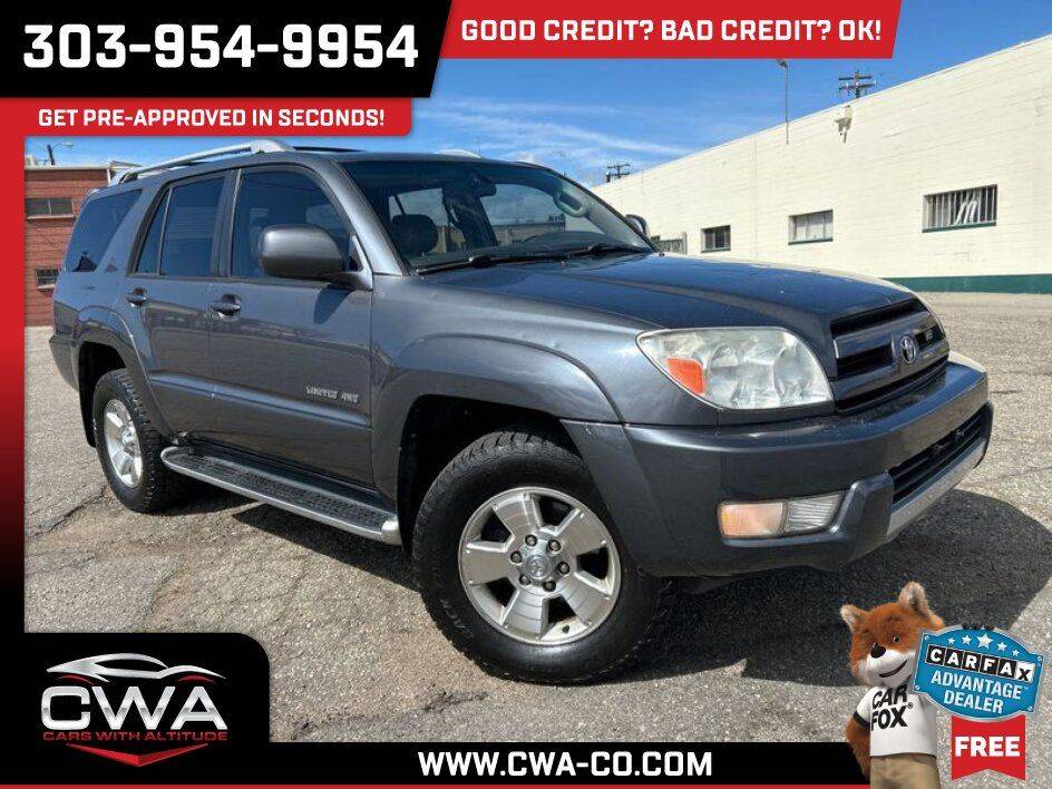 2003 Toyota 4Runner Limited — SUV — 169,235 mi — Lakewood, CO