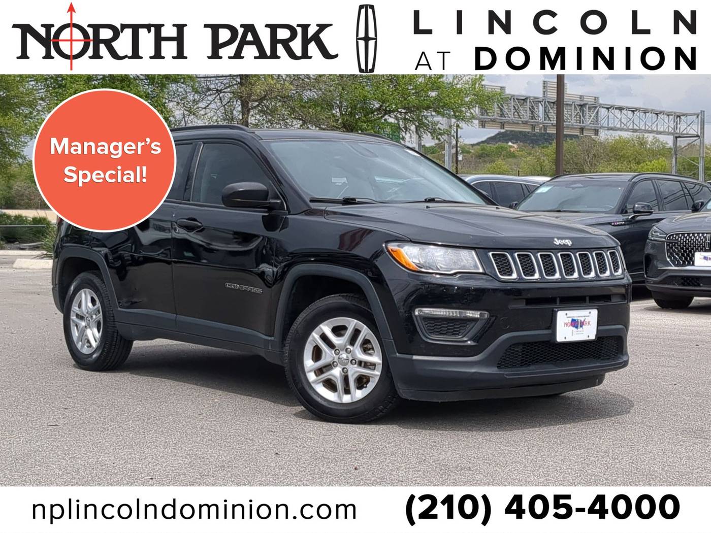 2018 Jeep Compass Sport — SUV — 110,646 mi — San Antonio, TX