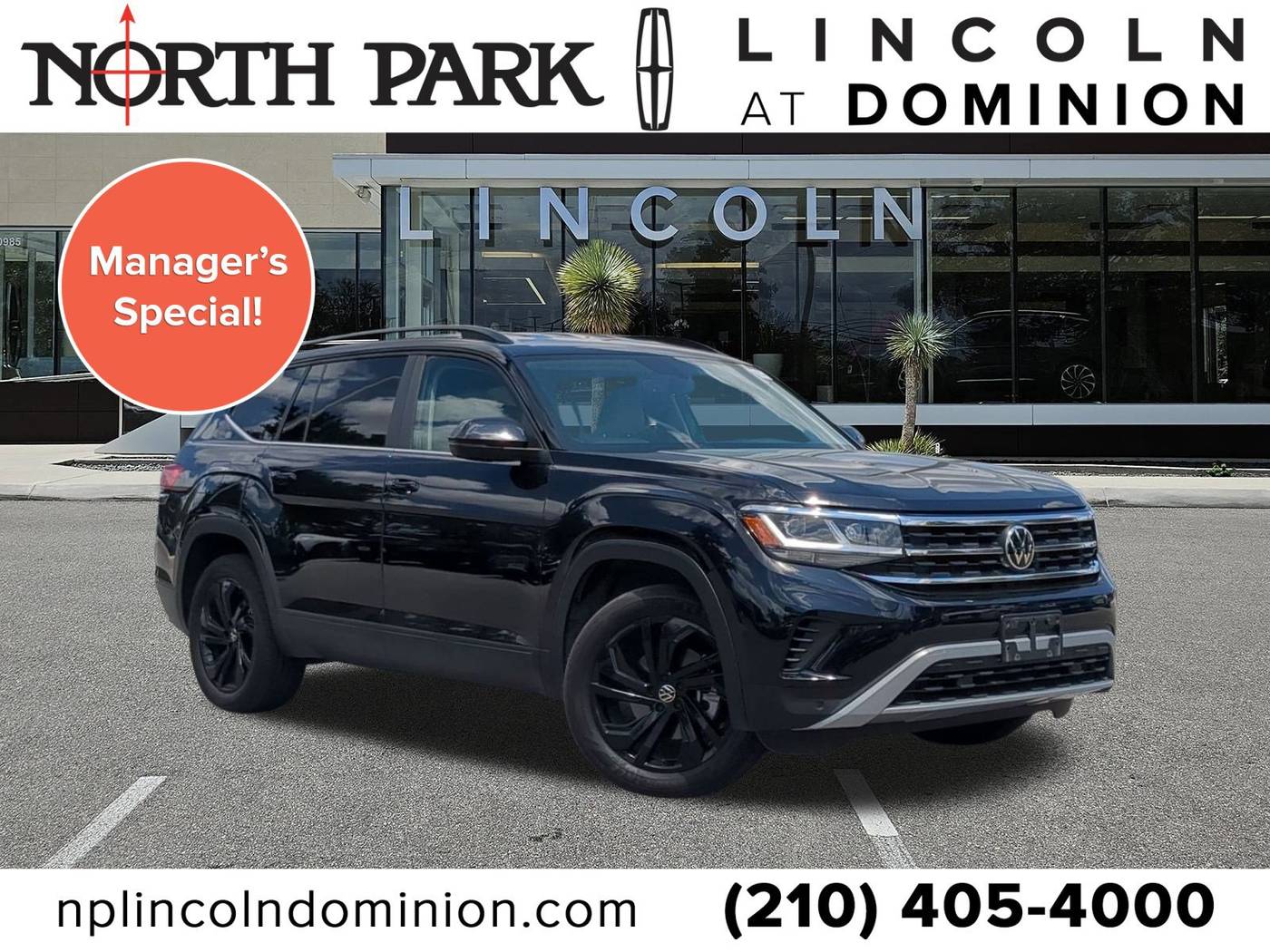 2022 Volkswagen Atlas SE with Technology — SUV — 37,815 mi — San Antonio, TX