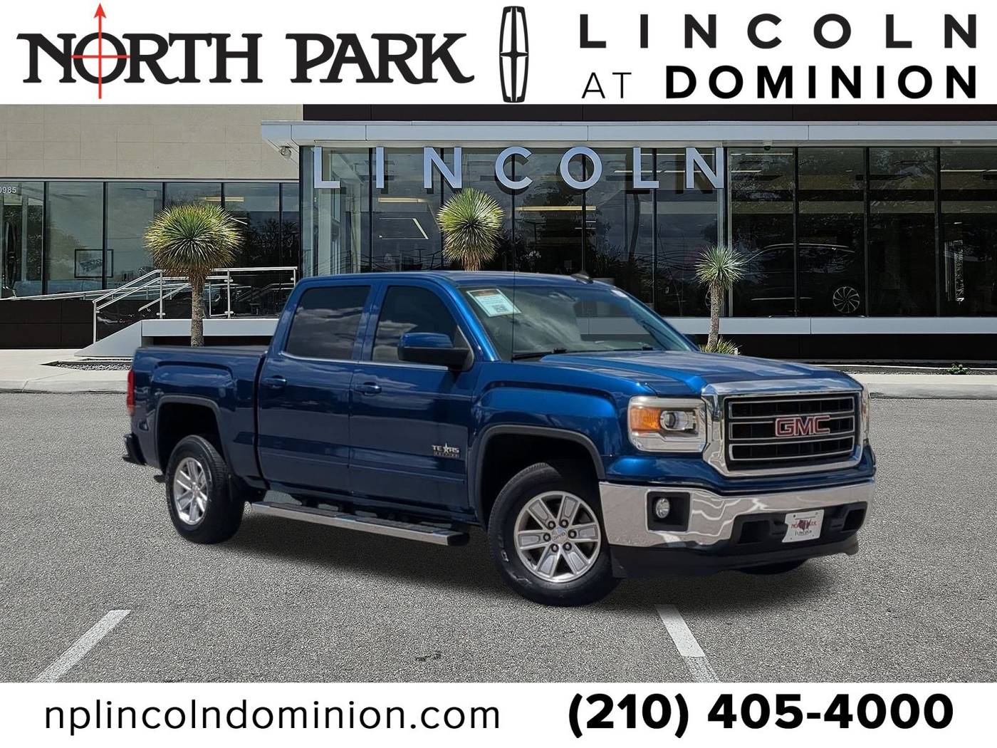 2015 GMC Sierra 1500 SLE — Pickup Truck — 72,081 mi — San Antonio, TX