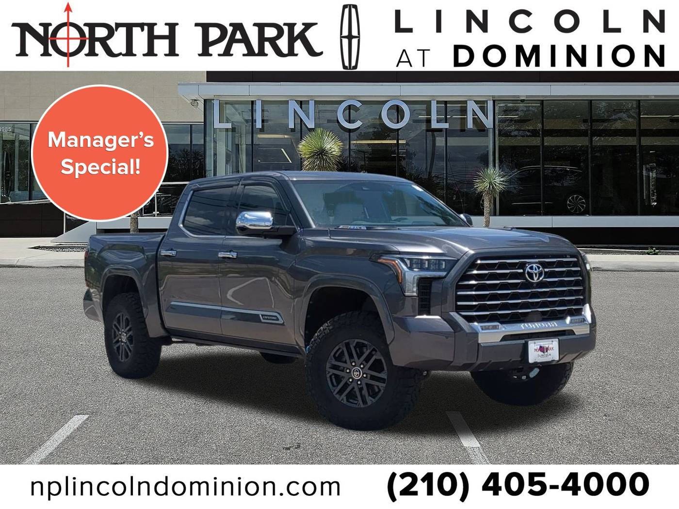 2022 Toyota Tundra Hybrid Capstone — Pickup Truck — 47,581 mi — San Antonio, TX