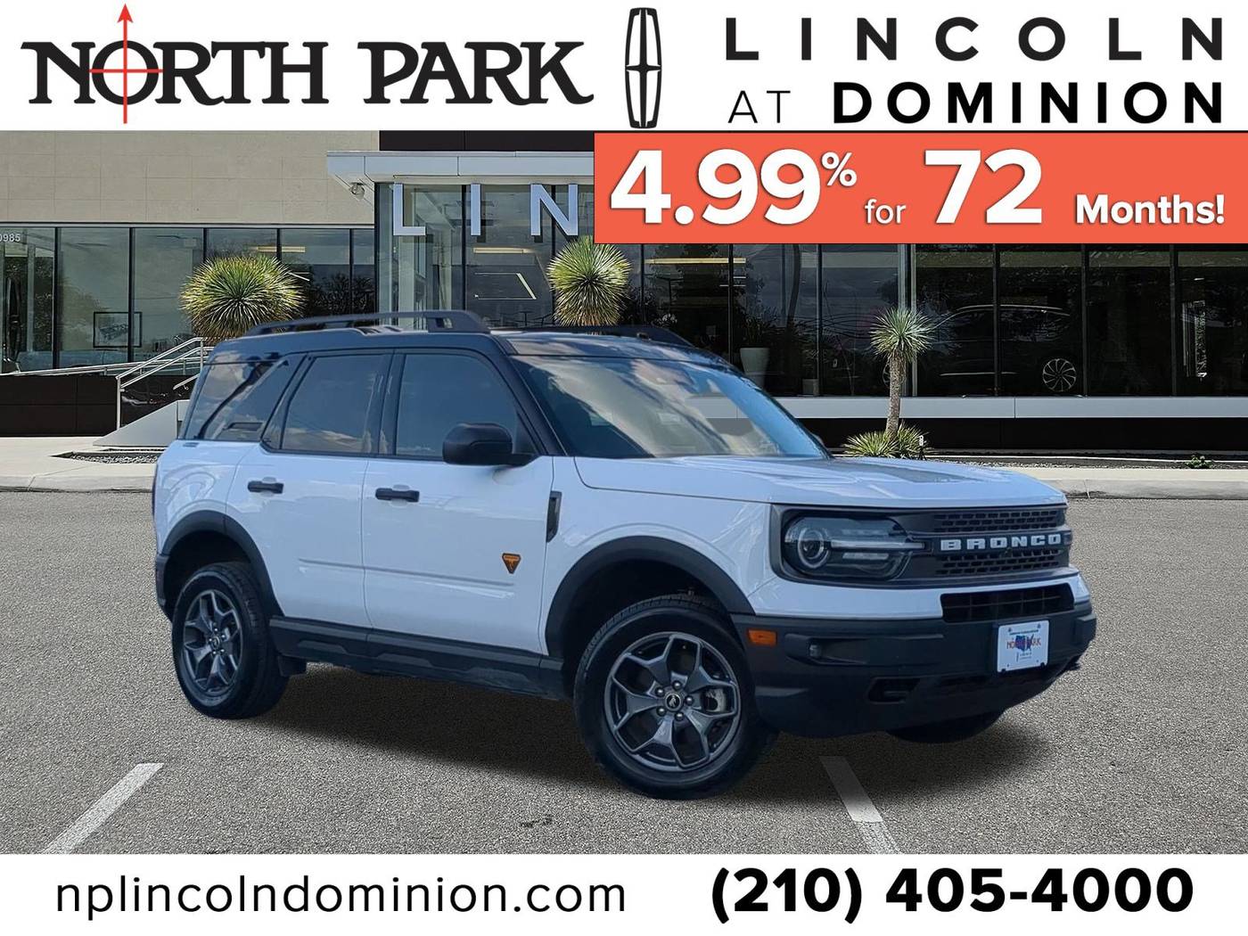 2022 Ford Bronco Sport Badlands — SUV — 54,188 mi — San Antonio, TX