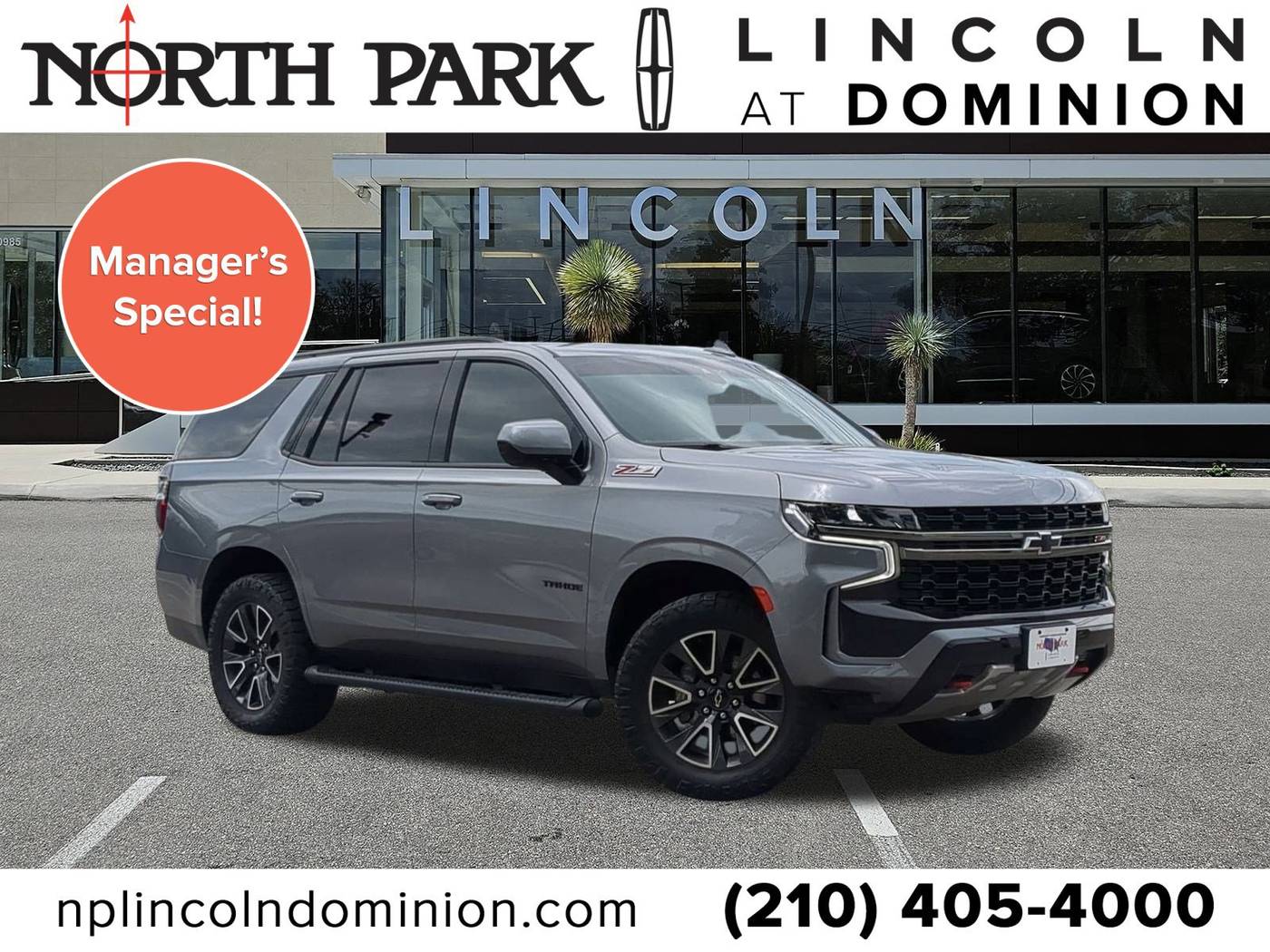 2021 Chevrolet Tahoe Z71 — SUV — 91,307 mi — San Antonio, TX