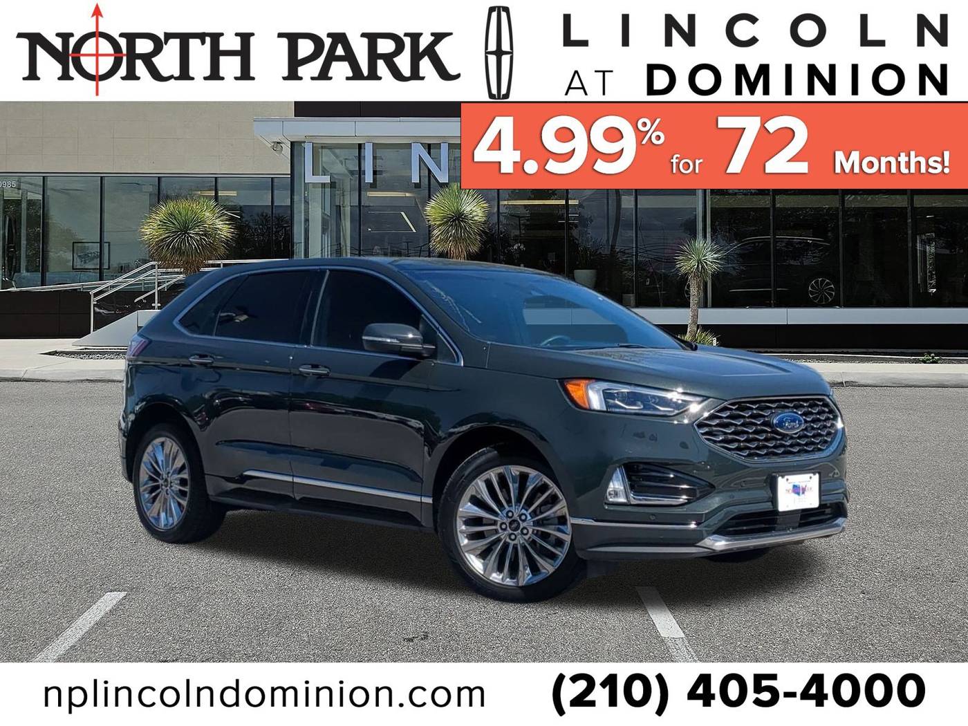 2022 Ford Edge Titanium — SUV — 53,636 mi — San Antonio, TX