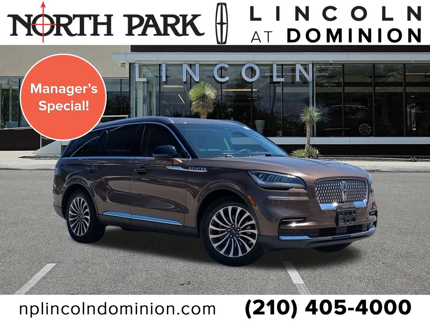 2022 Lincoln Aviator Reserve — SUV — 57,701 mi — San Antonio, TX