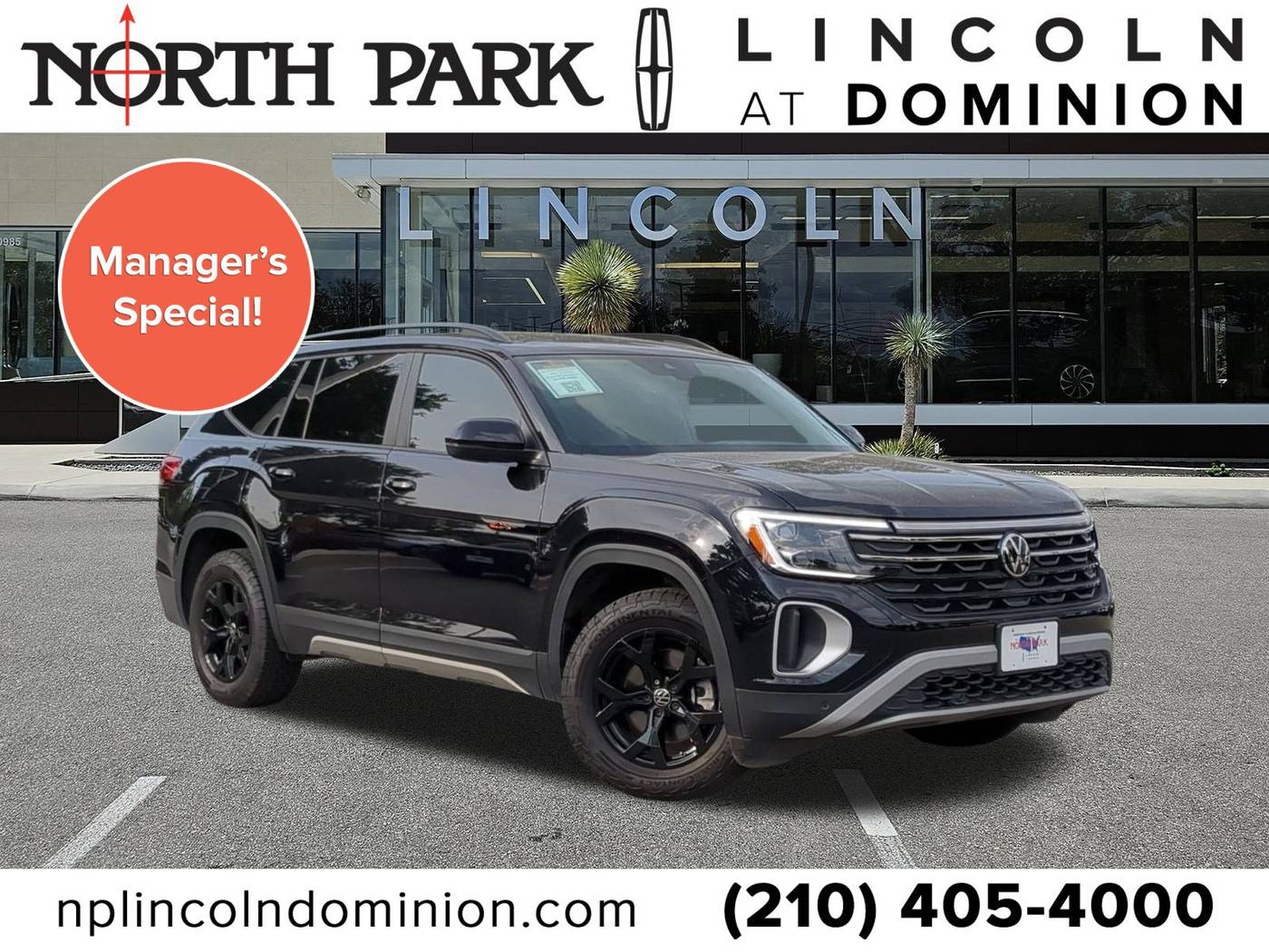 2024 Volkswagen Atlas Peak Edition SE with Technology — SUV — 22,495 mi — San Antonio, TX