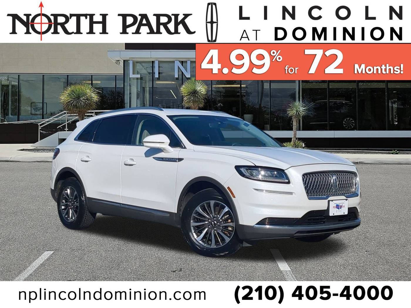 2022 Lincoln Nautilus Standard — SUV — 54,309 mi — San Antonio, TX