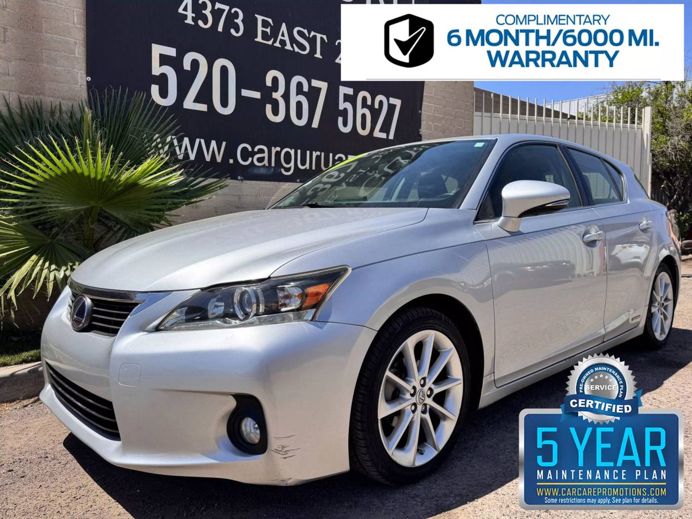 2013 Lexus CT CT 200h — Hatchback — 115,920 mi — Tucson, AZ